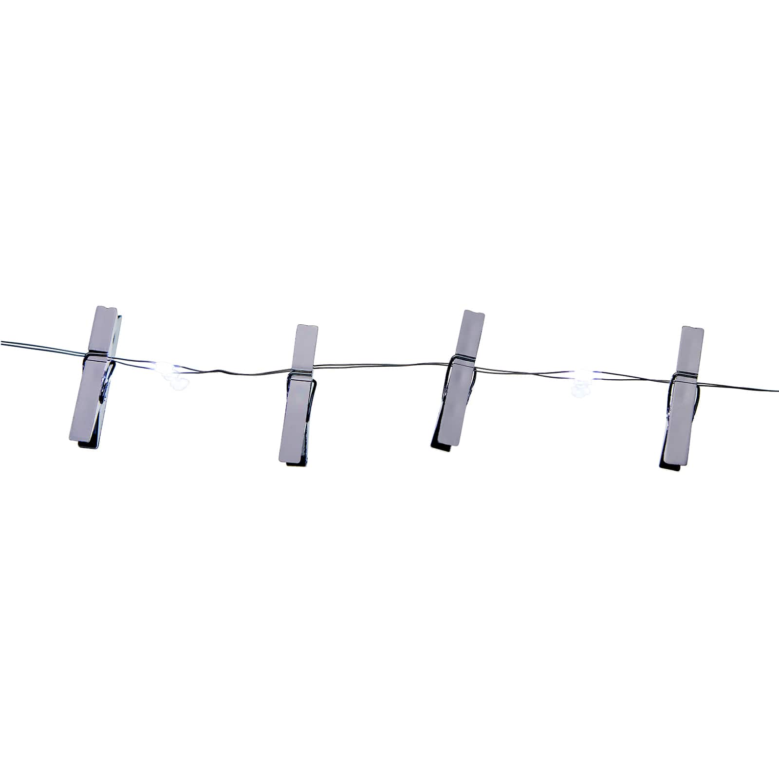 45ct. Cool White LED Silver Clip Lights by Ashland®