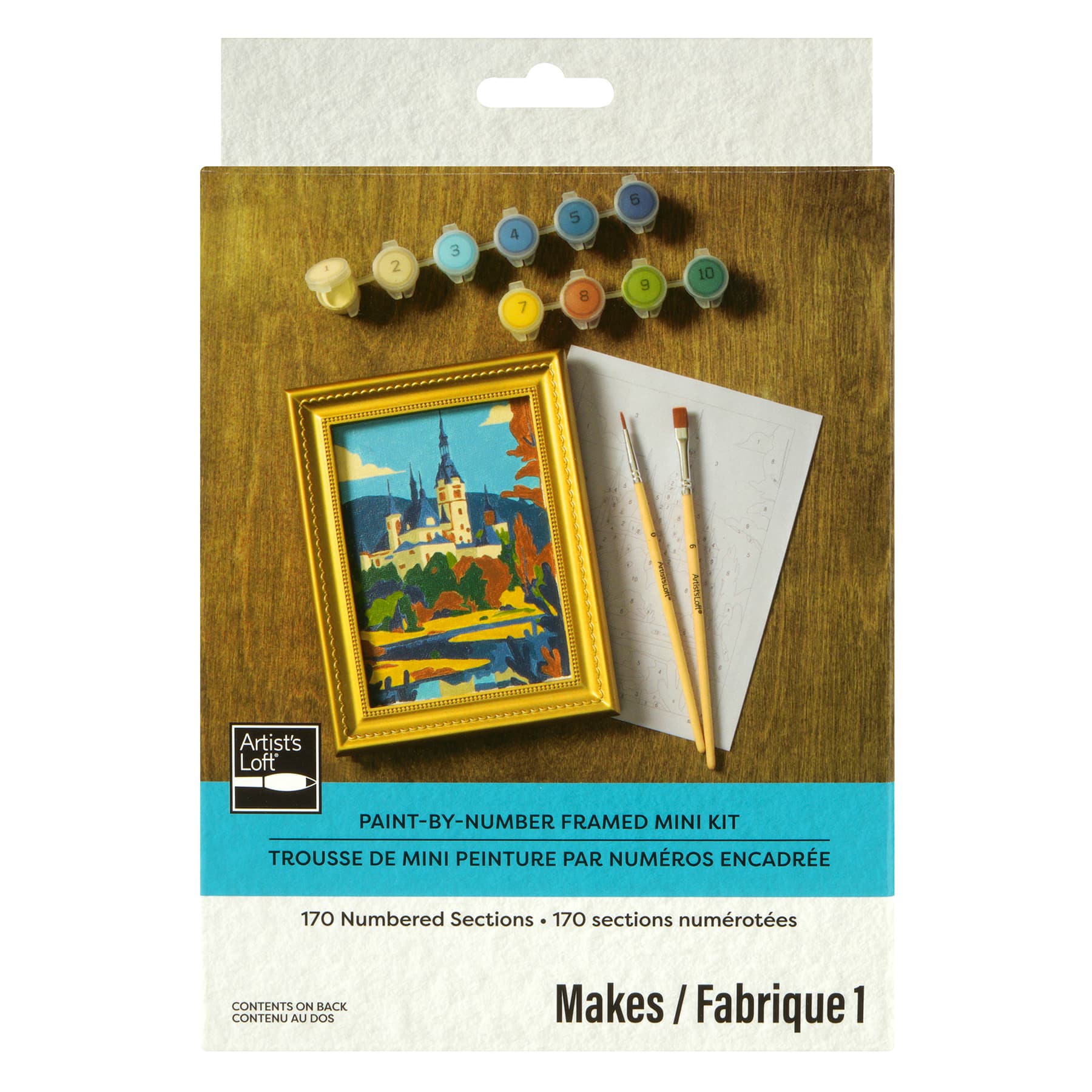 Castle Paint-by-Number Framed Mini Kit by Artist's Loft®