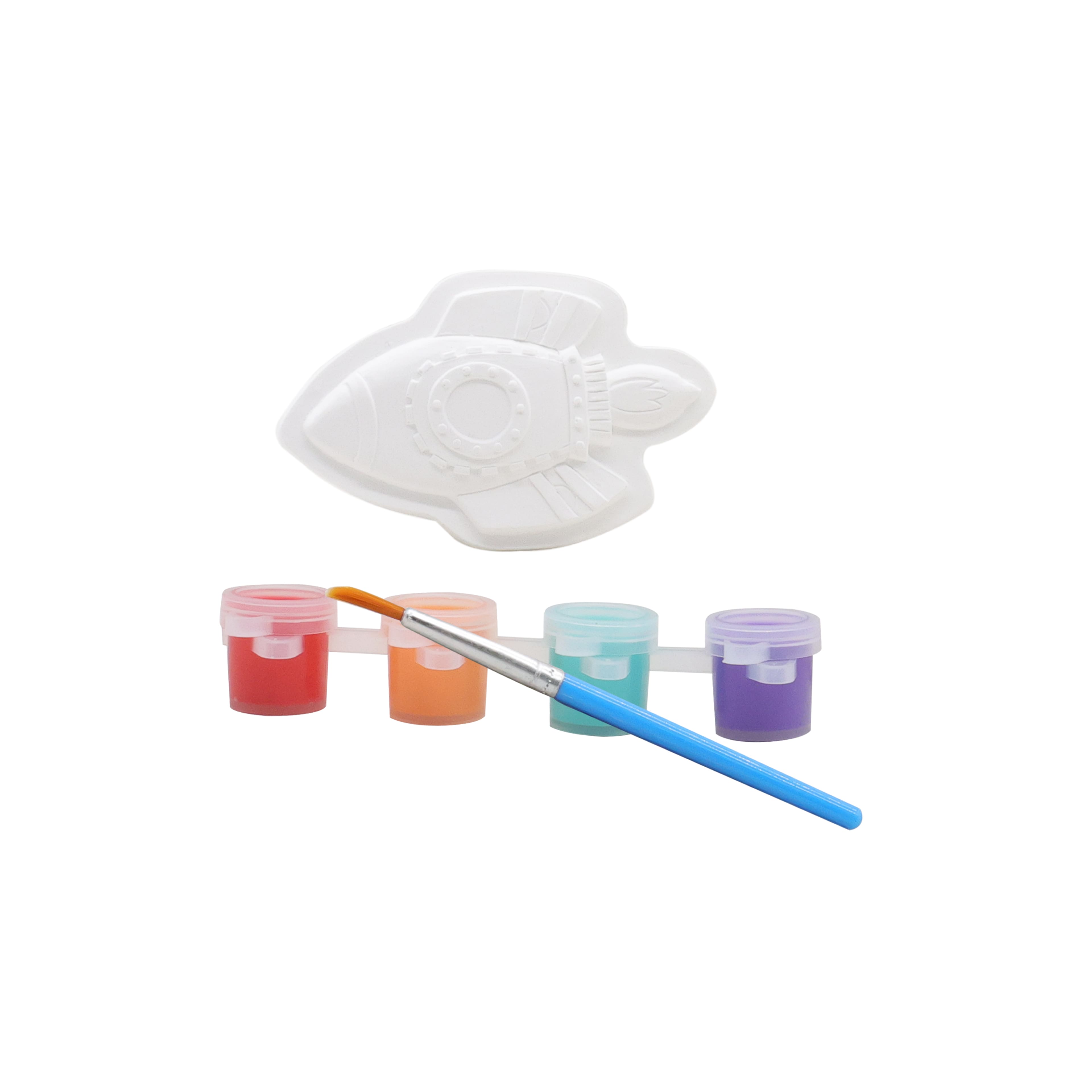 Plaster Rocket Ship Magnet Painting Kit by Creatology™