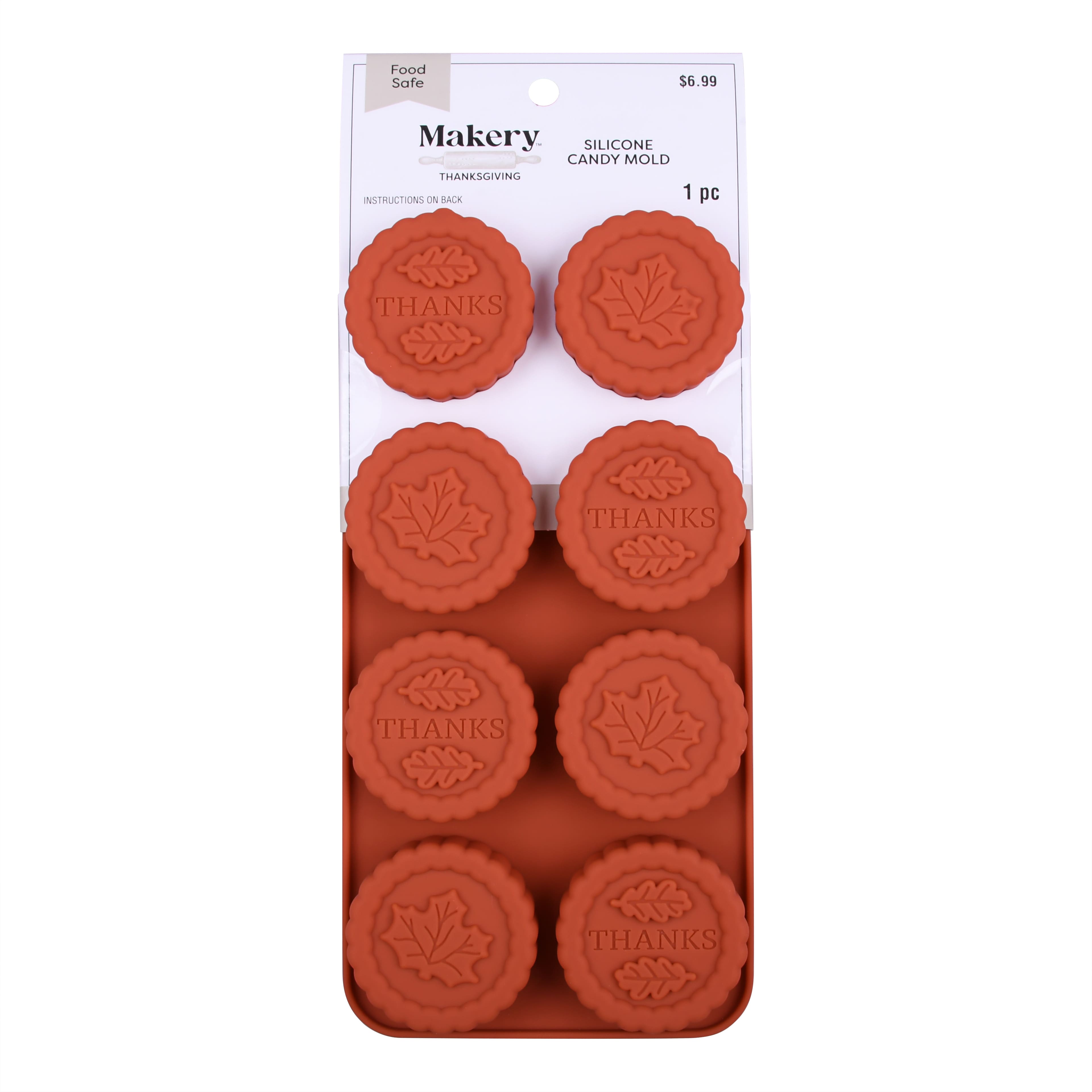 Thanksgiving Maple Leaf Silicone Candy Mold by Makery™