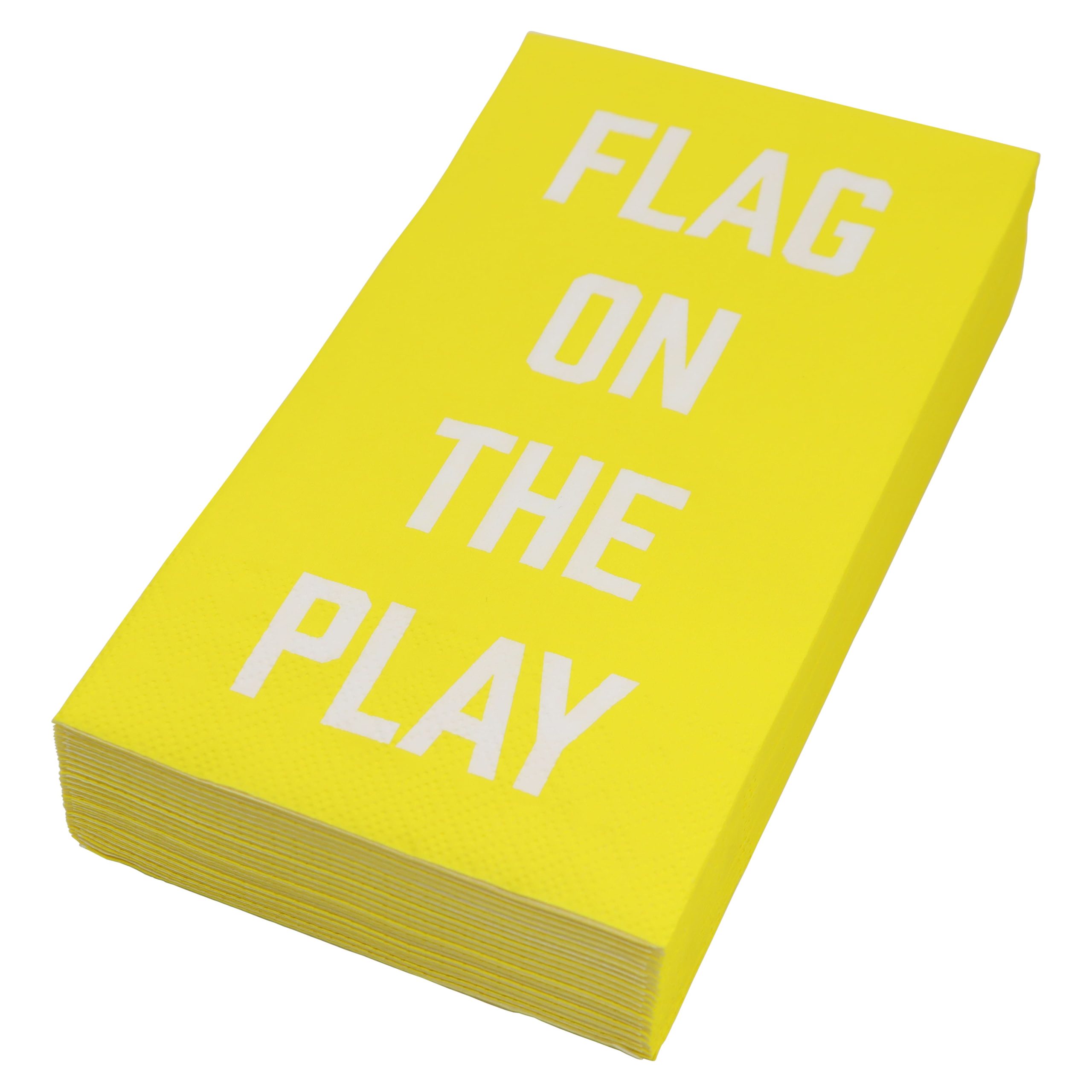 Yellow Football Flag Guest Napkins, 20ct. by Celebrate It™ - Image 3