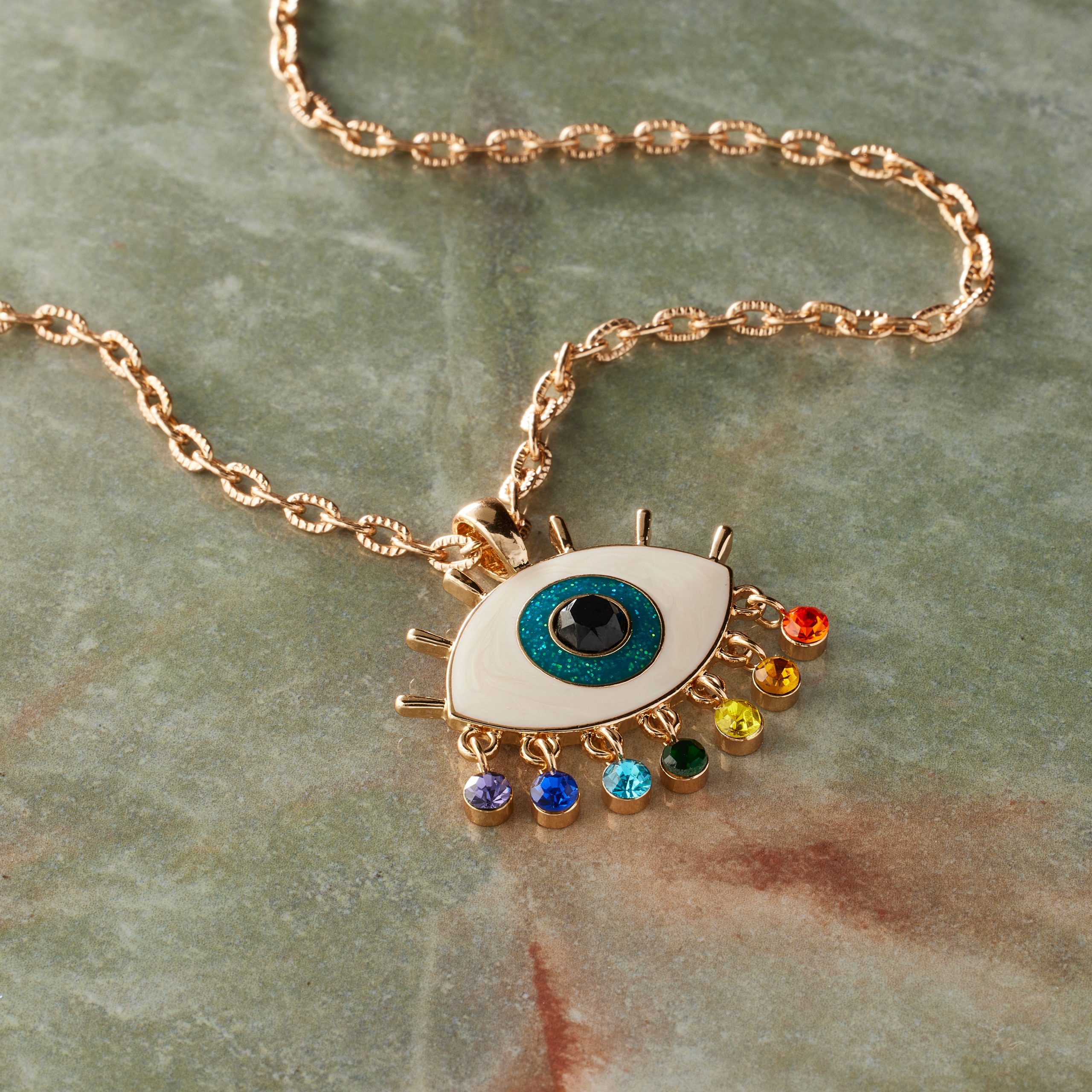 Rainbow Evil Eye Pendant by Bead Landing™ - Image 2