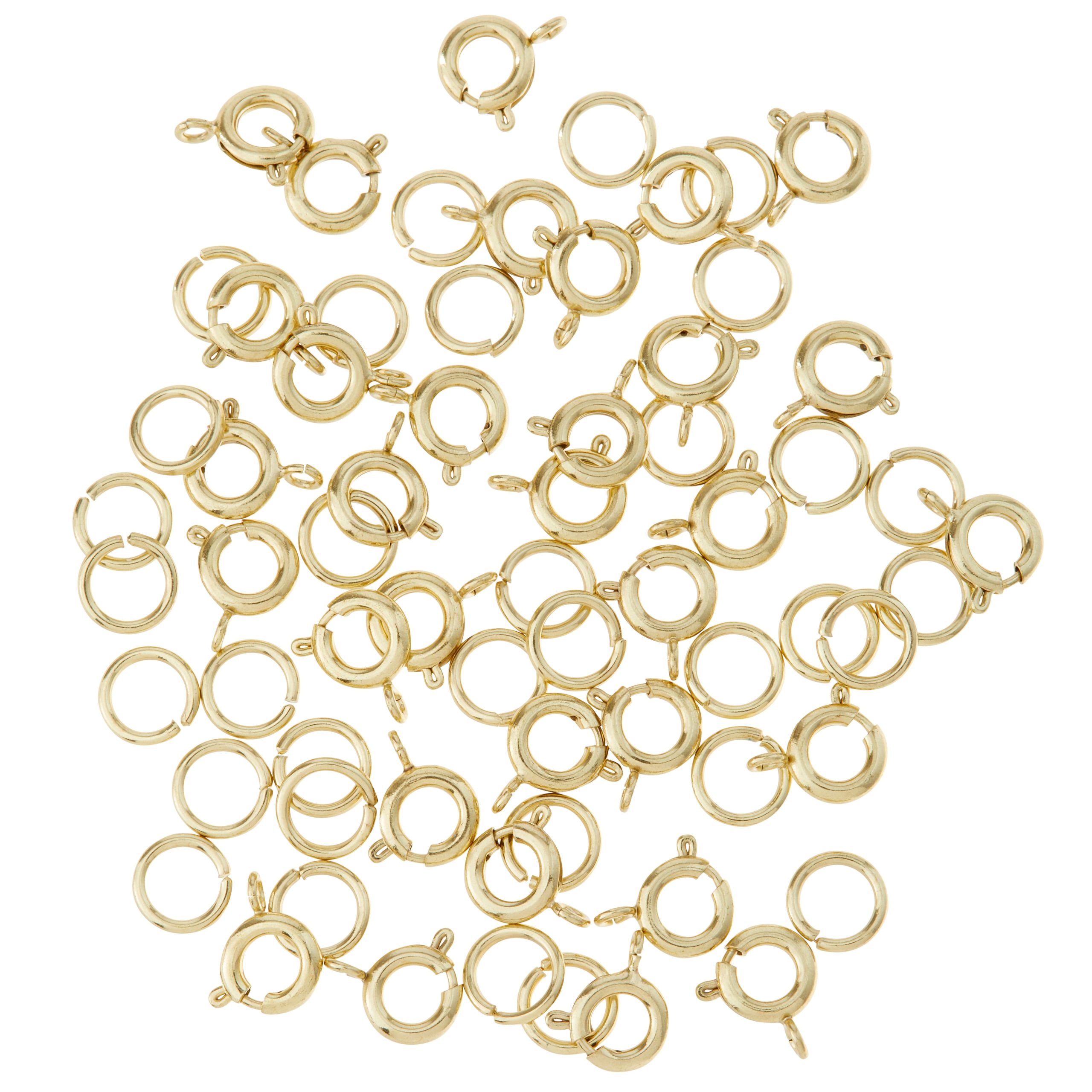 7mm Spring Ring Clasps, 36ct. by Bead Landing™