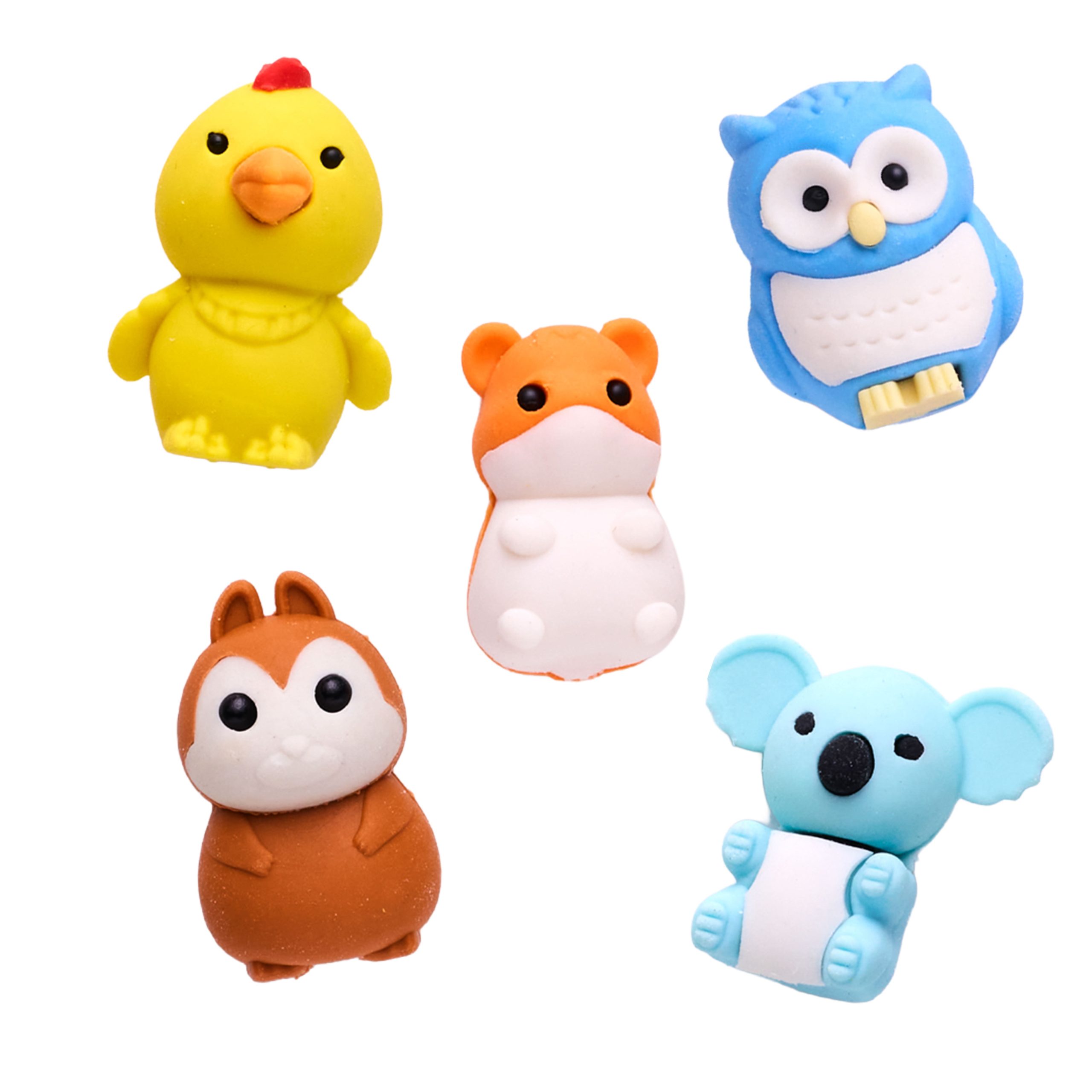 Faber-Castell® Desk Pets Animals Eraser Set - Image 4