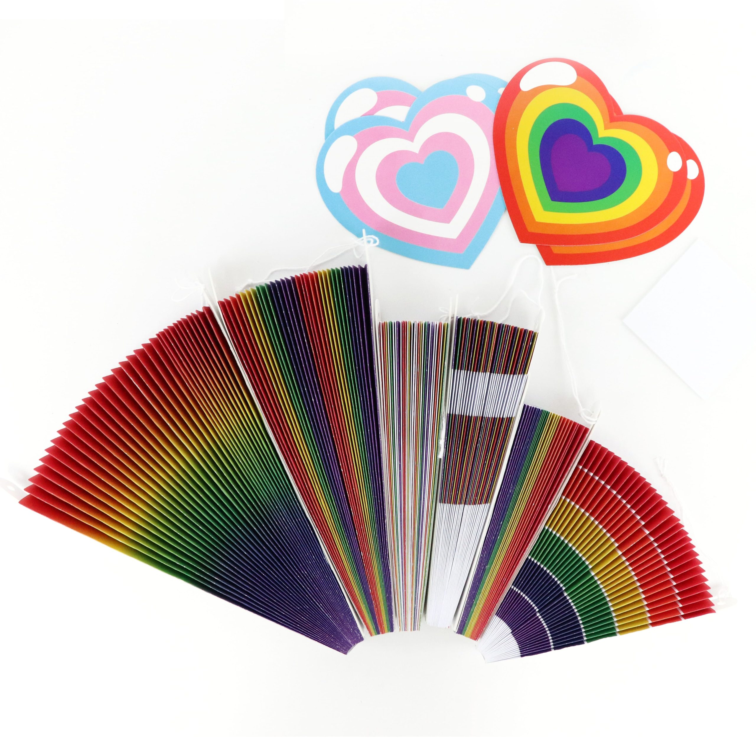 Pride Paper Fan Décor Kit by Celebrate It™ - Image 2