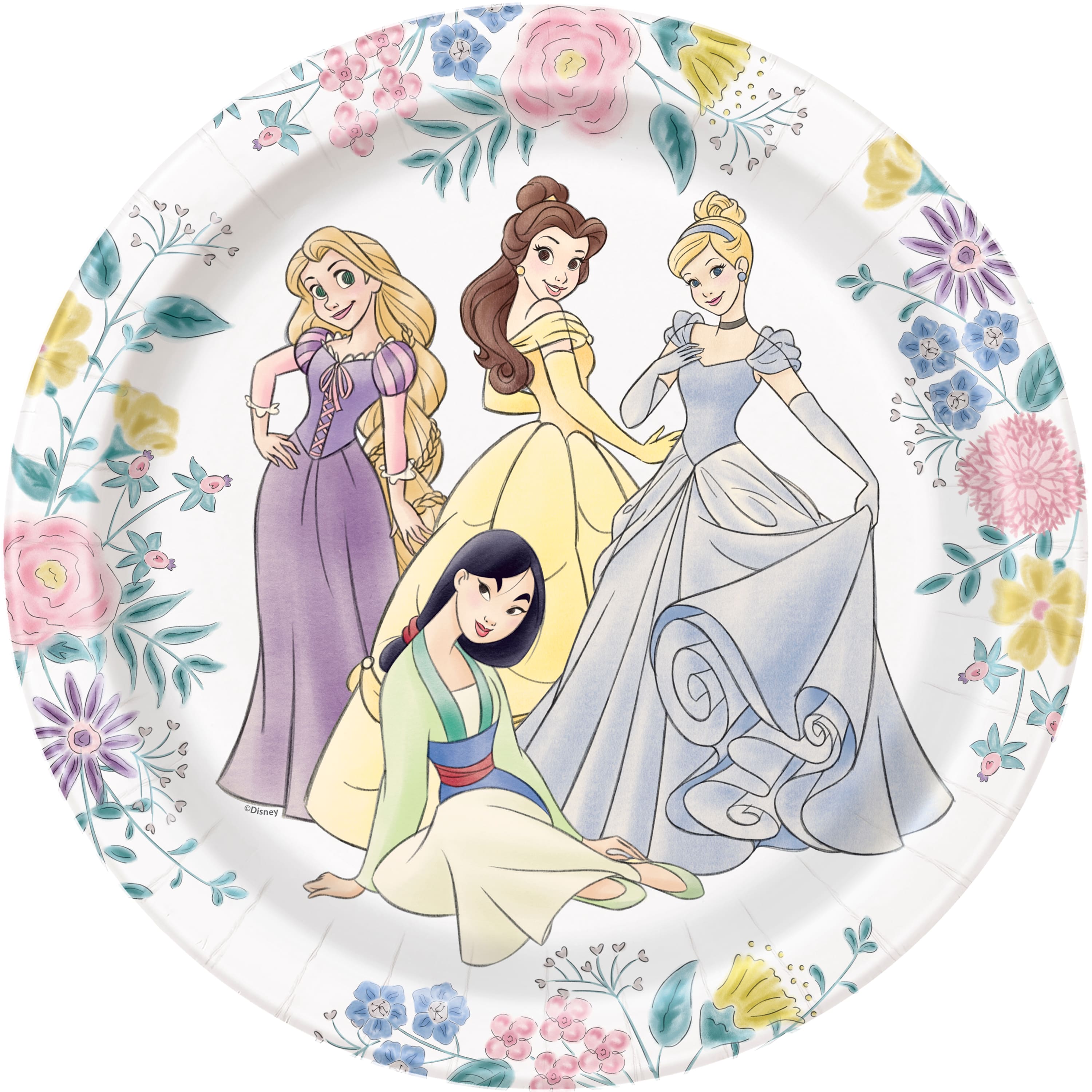 8.5" Disney® Princess Paper Plates, 8ct.