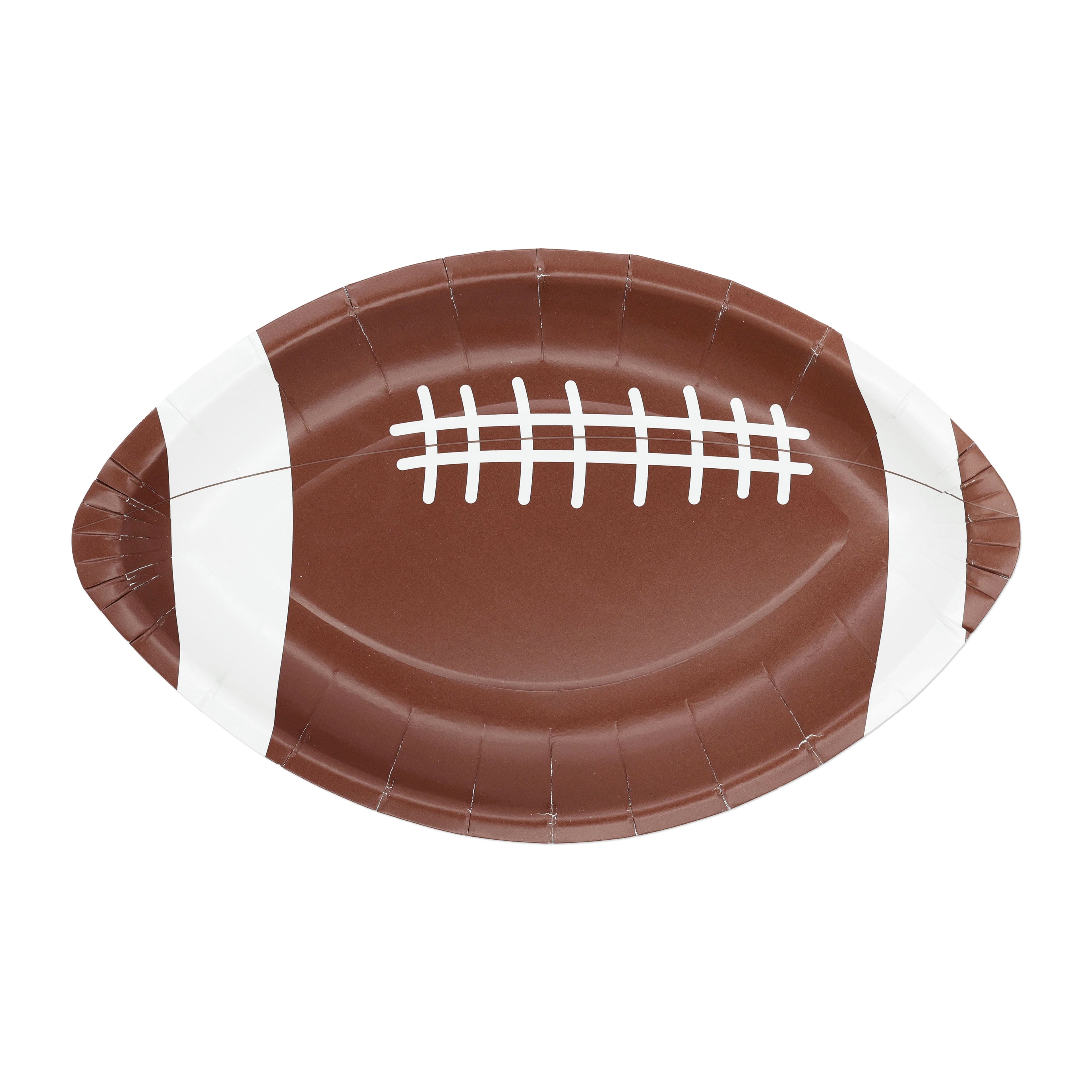 10" Football Shaped Paper Plates, 10ct. by Celebrate It™