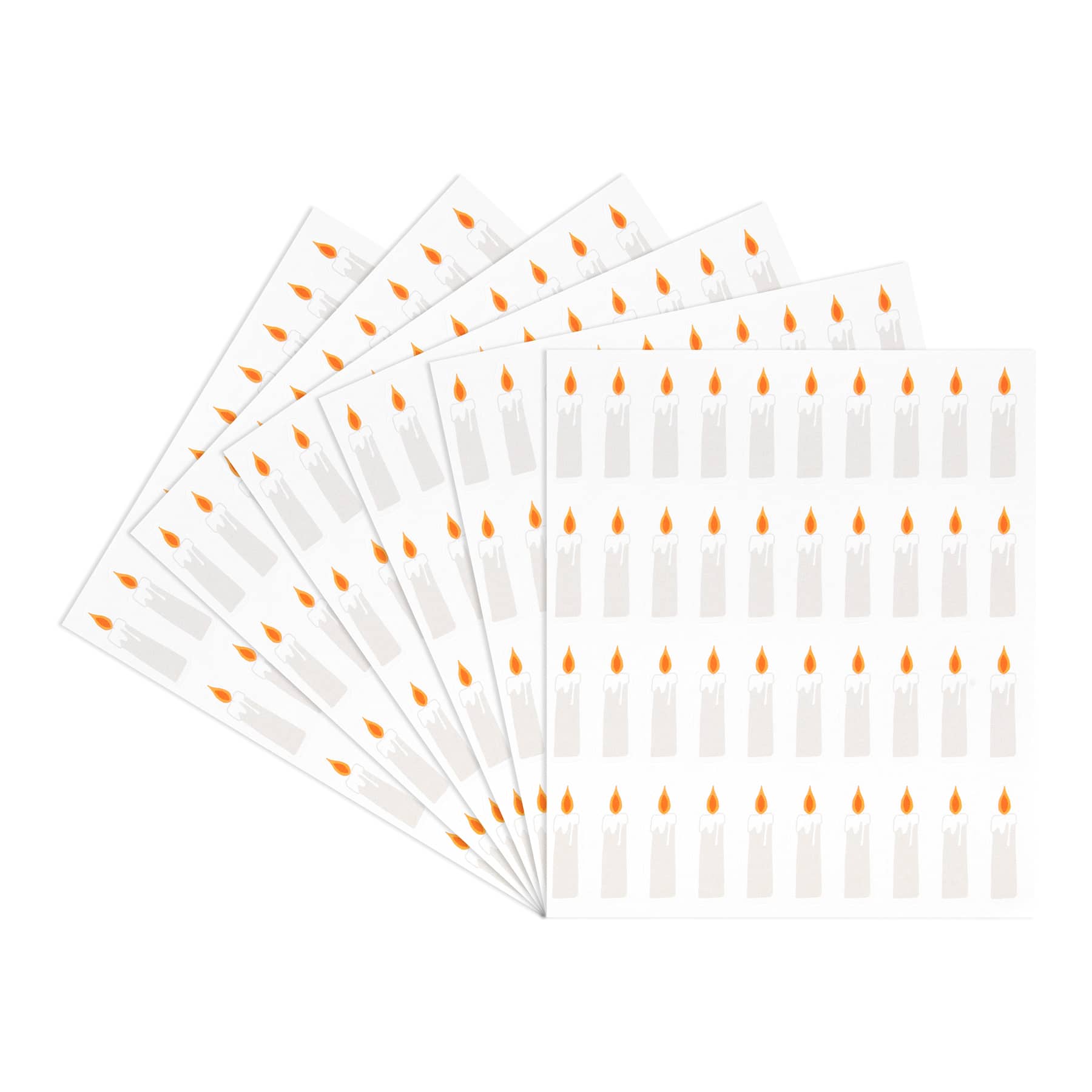 White Candle Stickers by Recollections™