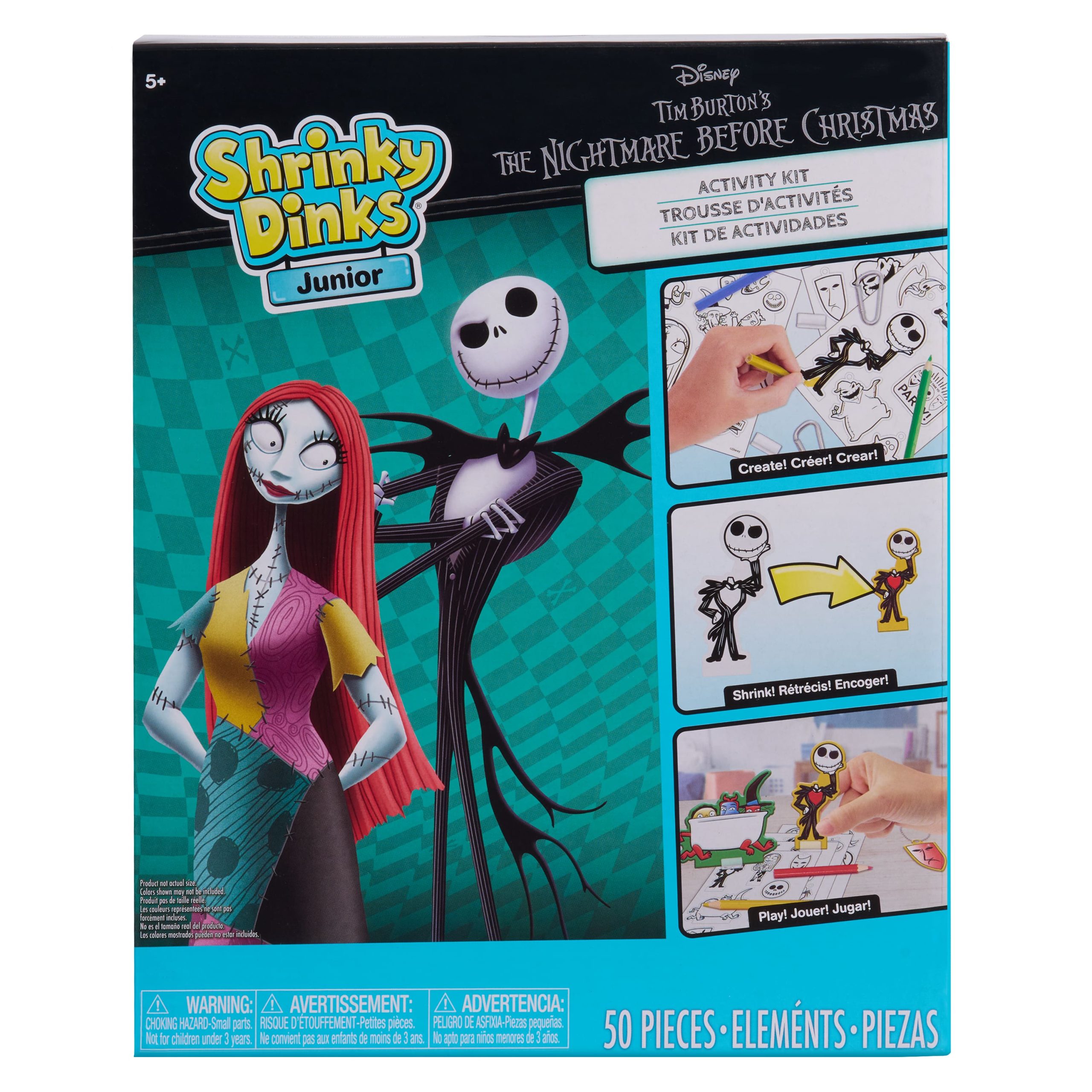 Just Play® Shrinky Dinks® Junior The Nightmare Before Christmas Activity Kit - Image 3