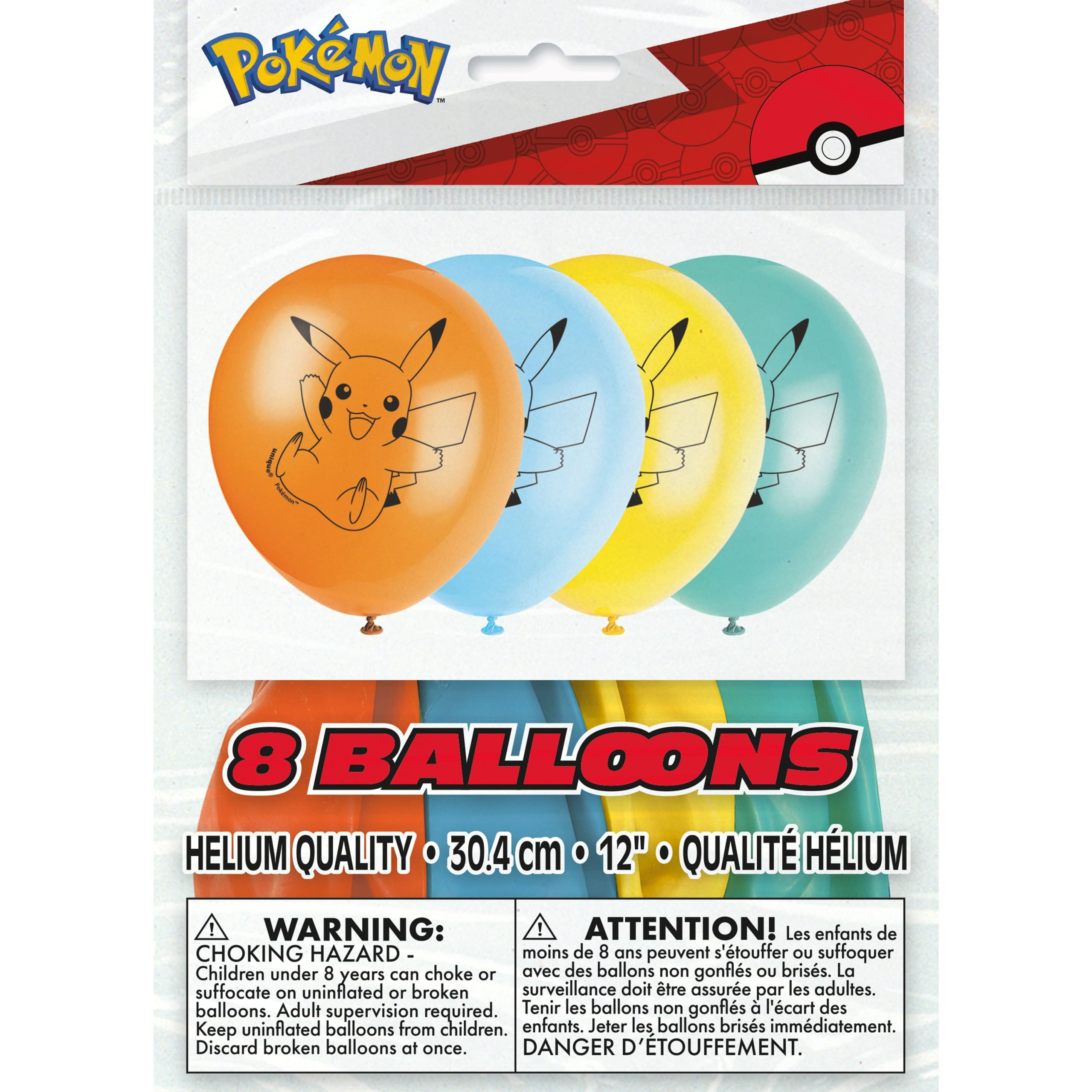 12" Pokémon™ Latex Balloons, 8ct. - Image 2