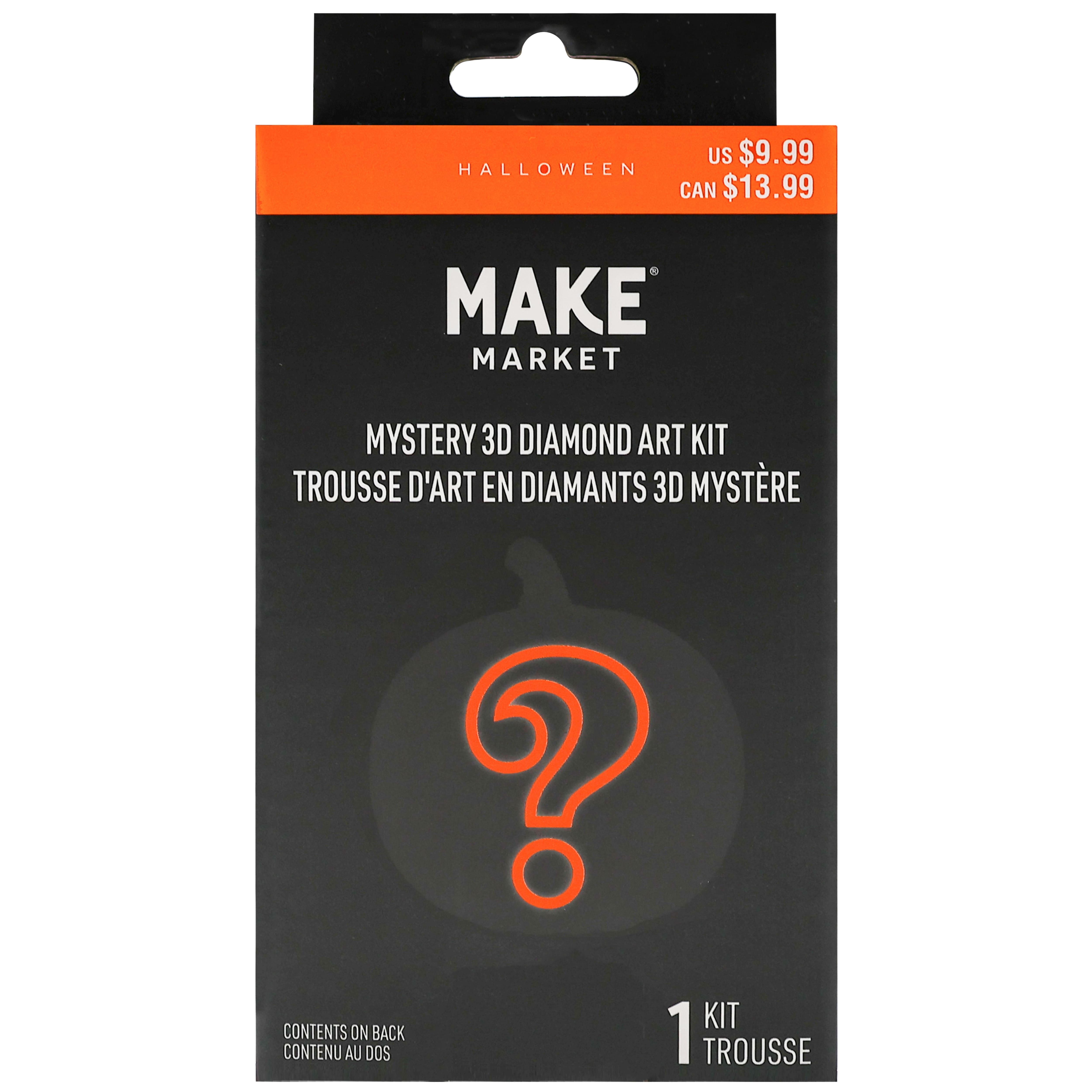3" Jack-o'-Lantern Mystery 3D Diamond Art Kit by Make Market®