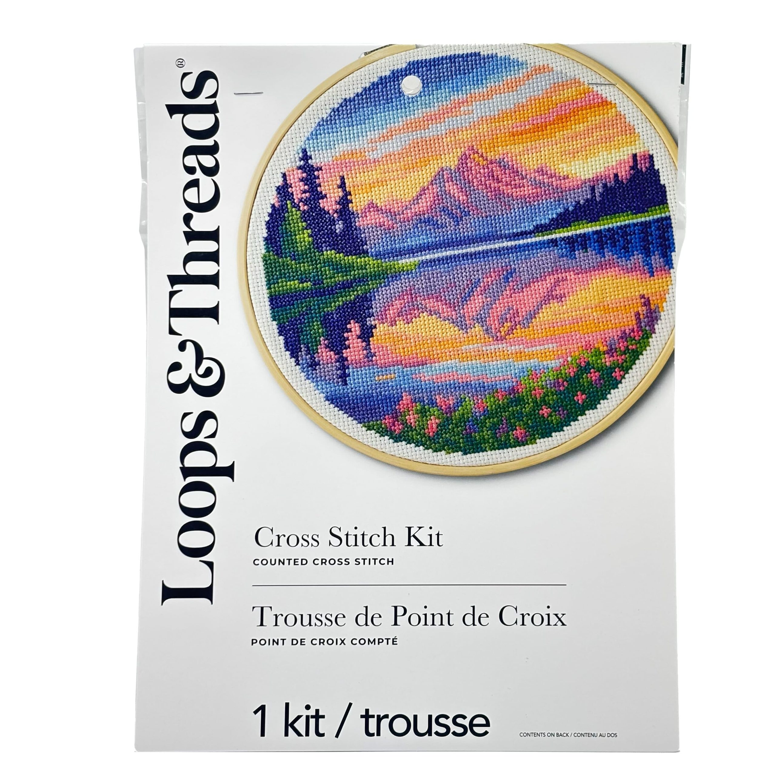 8" Colored Sky Cross Stitch Kit by Loops & Threads® - Image 2