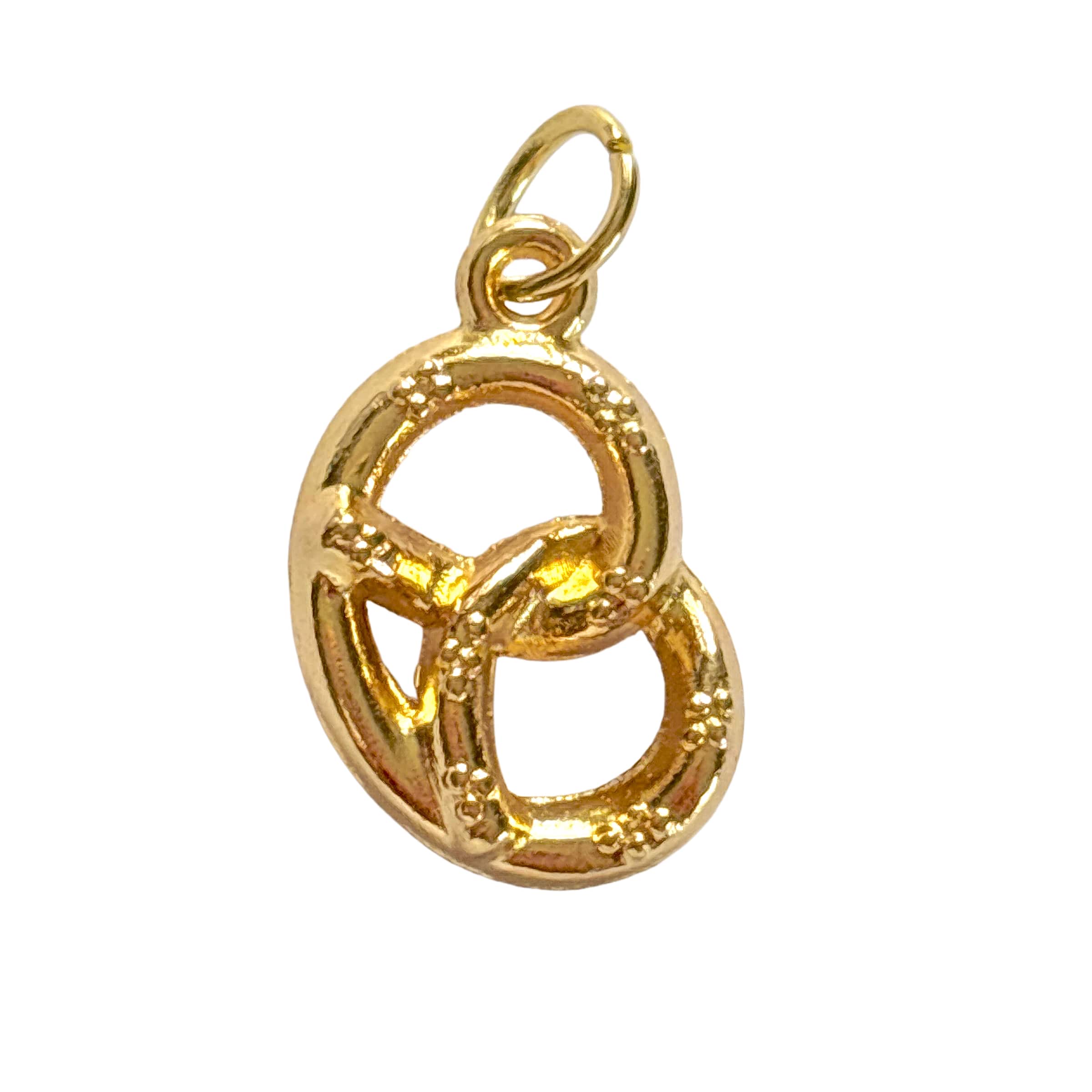 Charmed Bar Gold Pretzel Charm by Bead Landing™