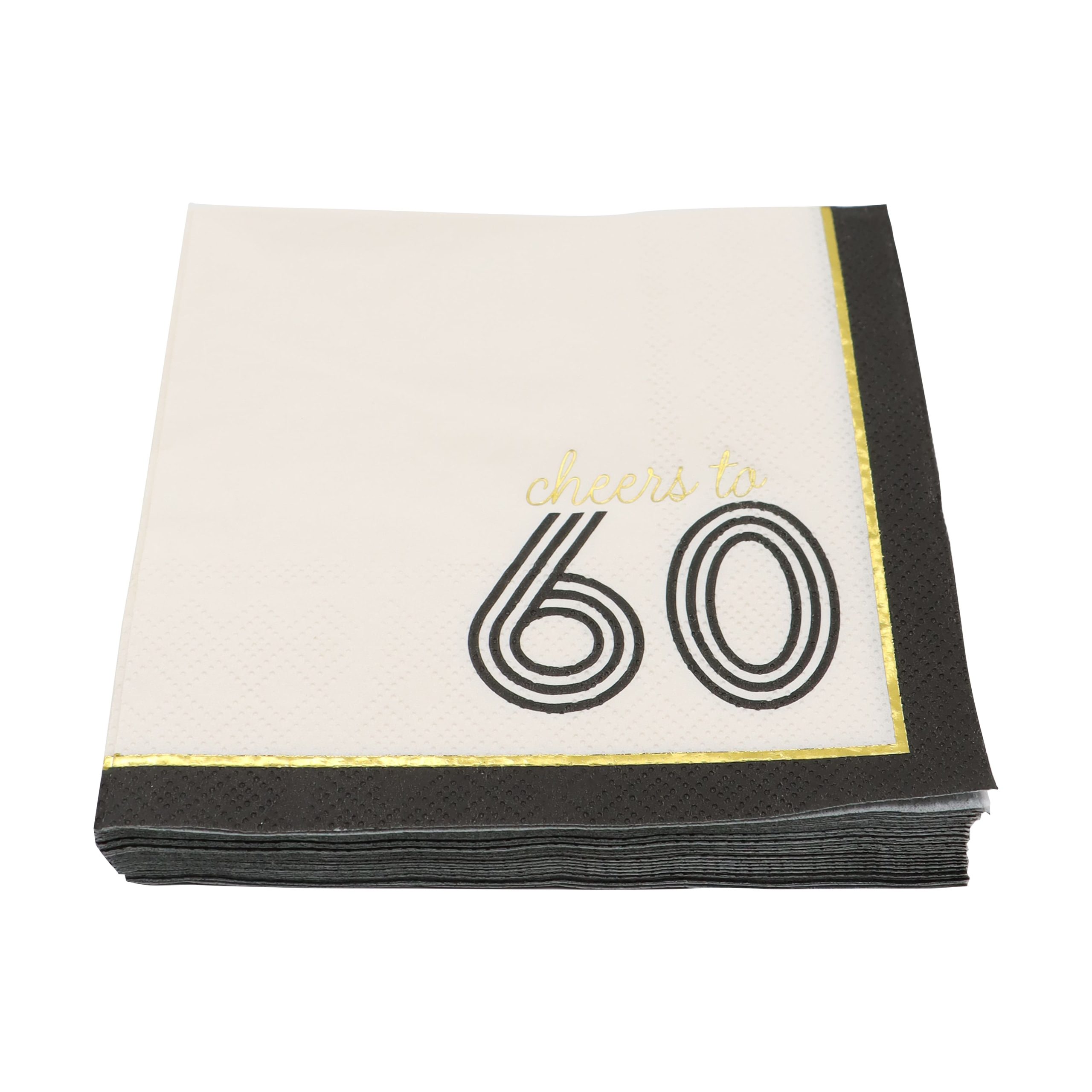 Cheers to 60 Beverage Napkins, 20ct. by Celebrate It™ - Image 2
