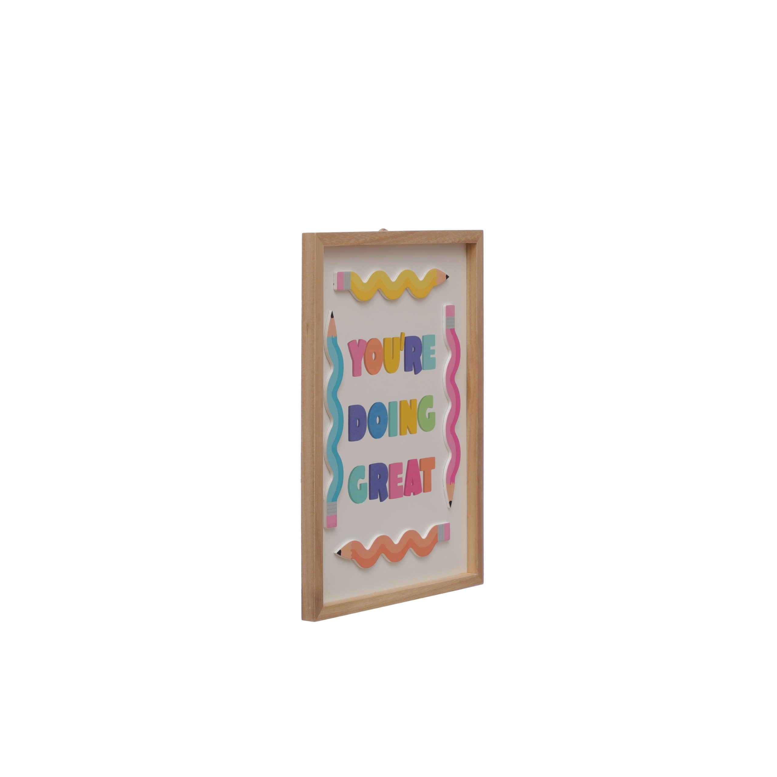 Class Rules! 10" x 12.75" Doing Great Wall Décor by B2C™ - Image 2