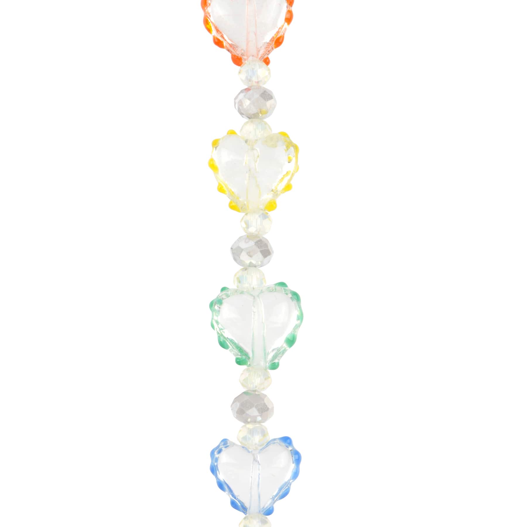 Multicolor Lampwork Glass Heart Bead Mix by Bead Landing™