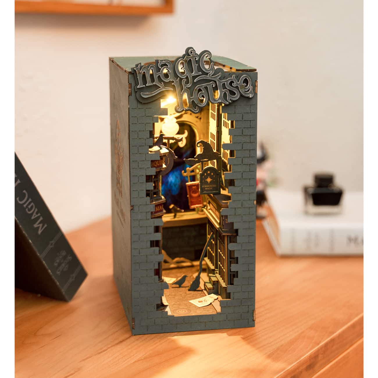 Rolife® Magic House DIY Book Nook Shelf Insert Kit - Image 4