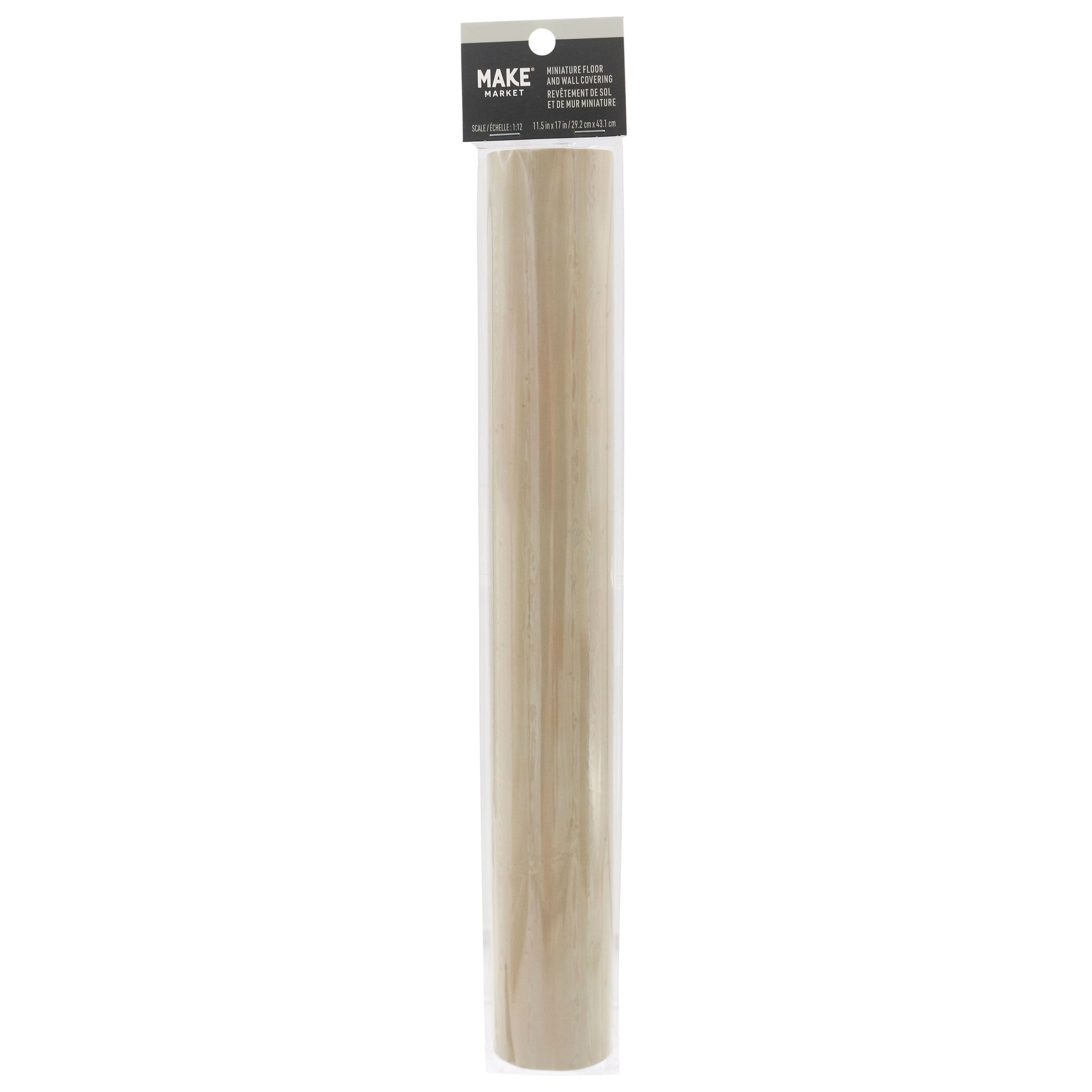 Mini Faux Light Wood Floor & Wall Covering by Make Market®