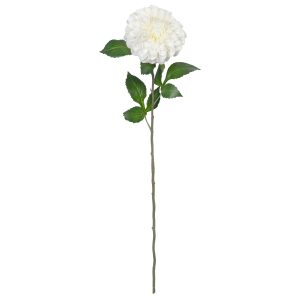 29.5" White Ball Dahlia Stem by Ashland®