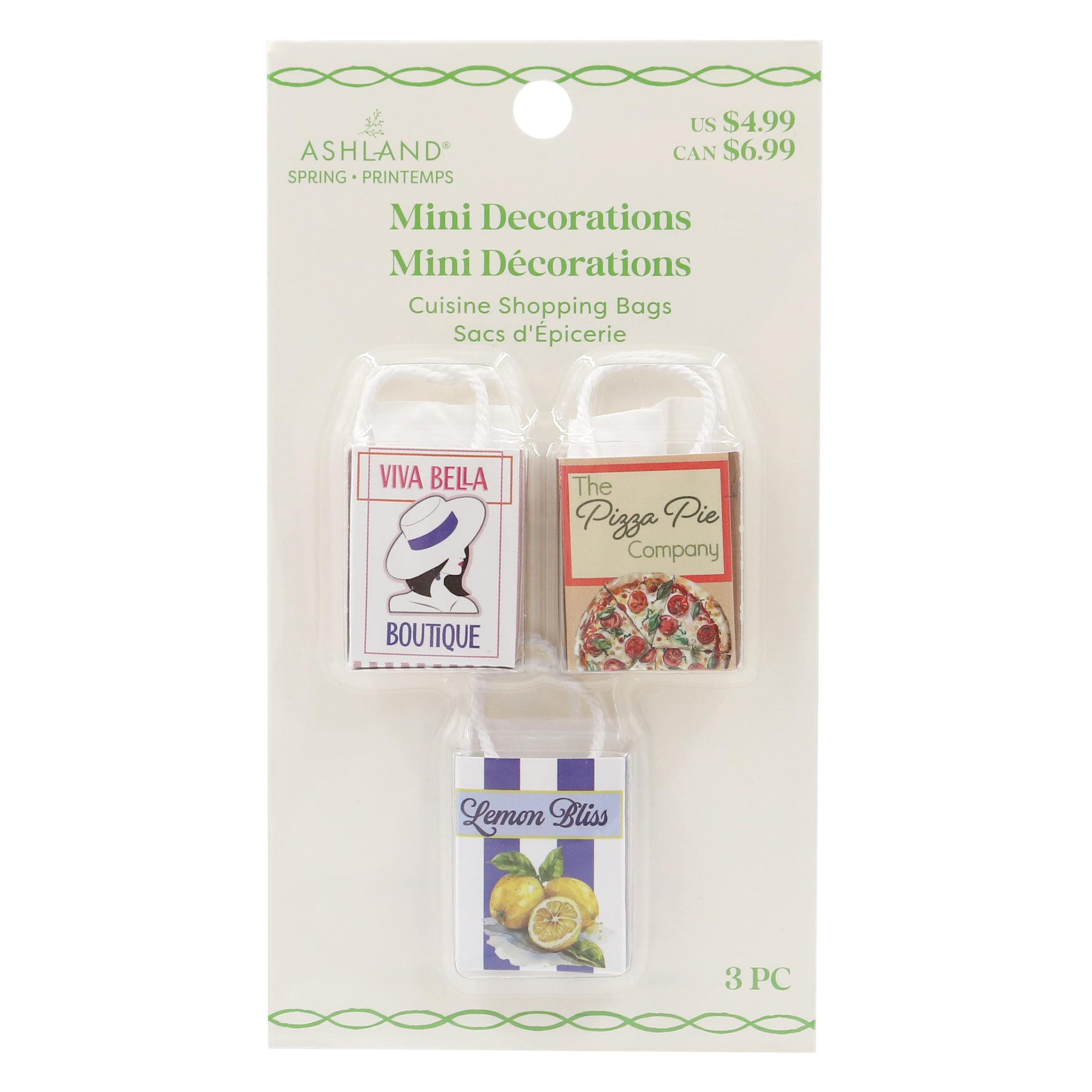 Mini Cuisine Shopping Bag Decoration Set by Ashland® - Image 4