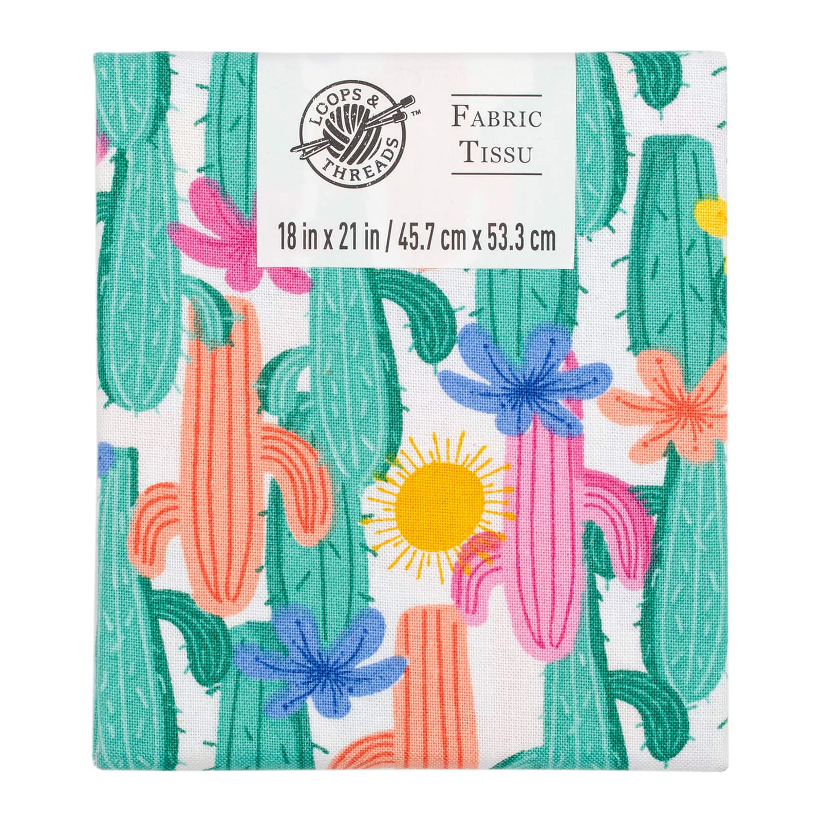 Cactus Cotton Fabric by Loops & Threads™