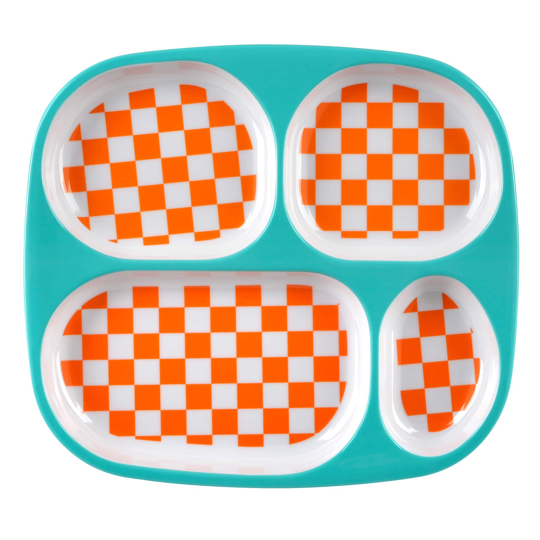 9.3" x 8.4" Halloween Checkered Melamine Café Tray by Celebrate It™