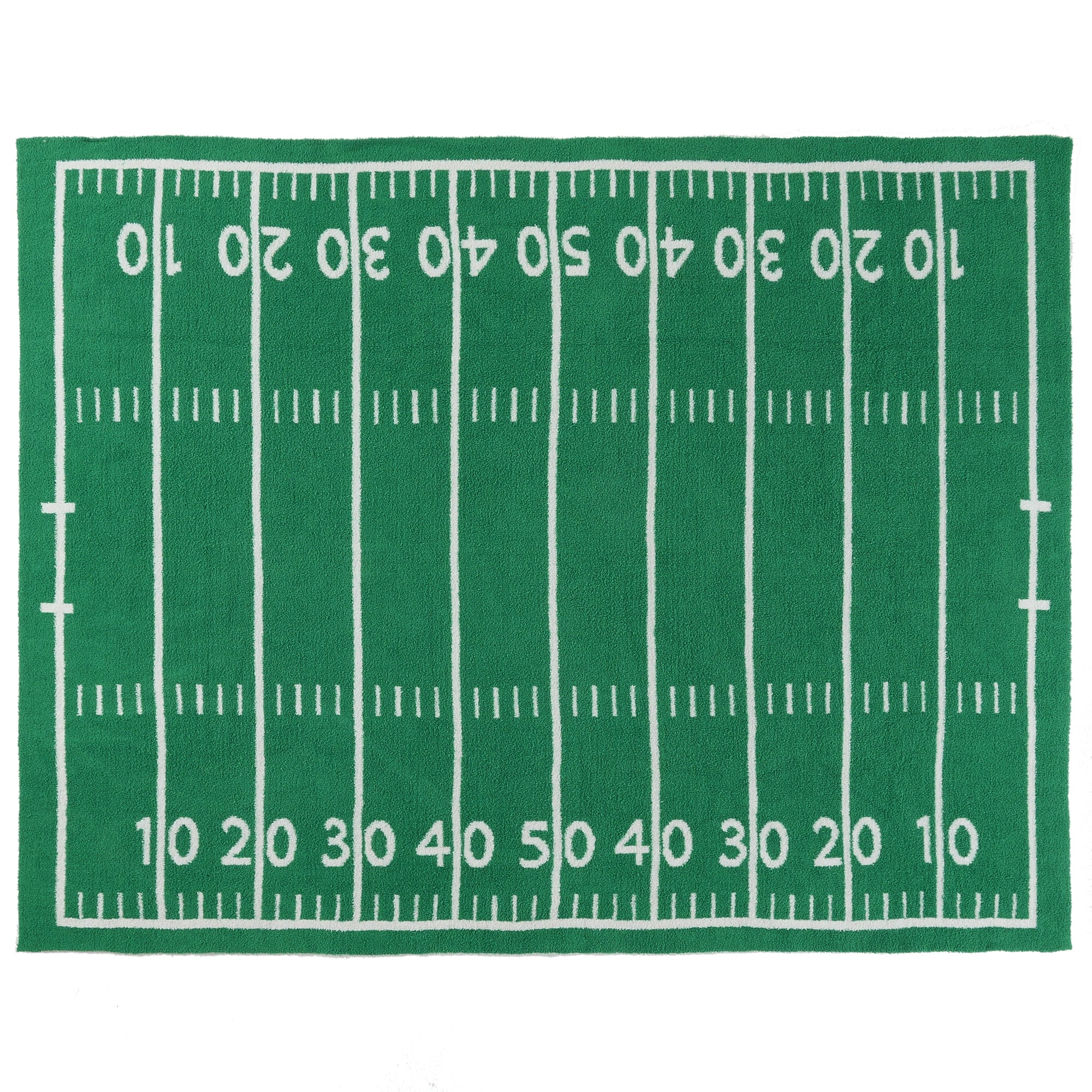 50" x 60" Green Football Field Blanket by Celebrate It™