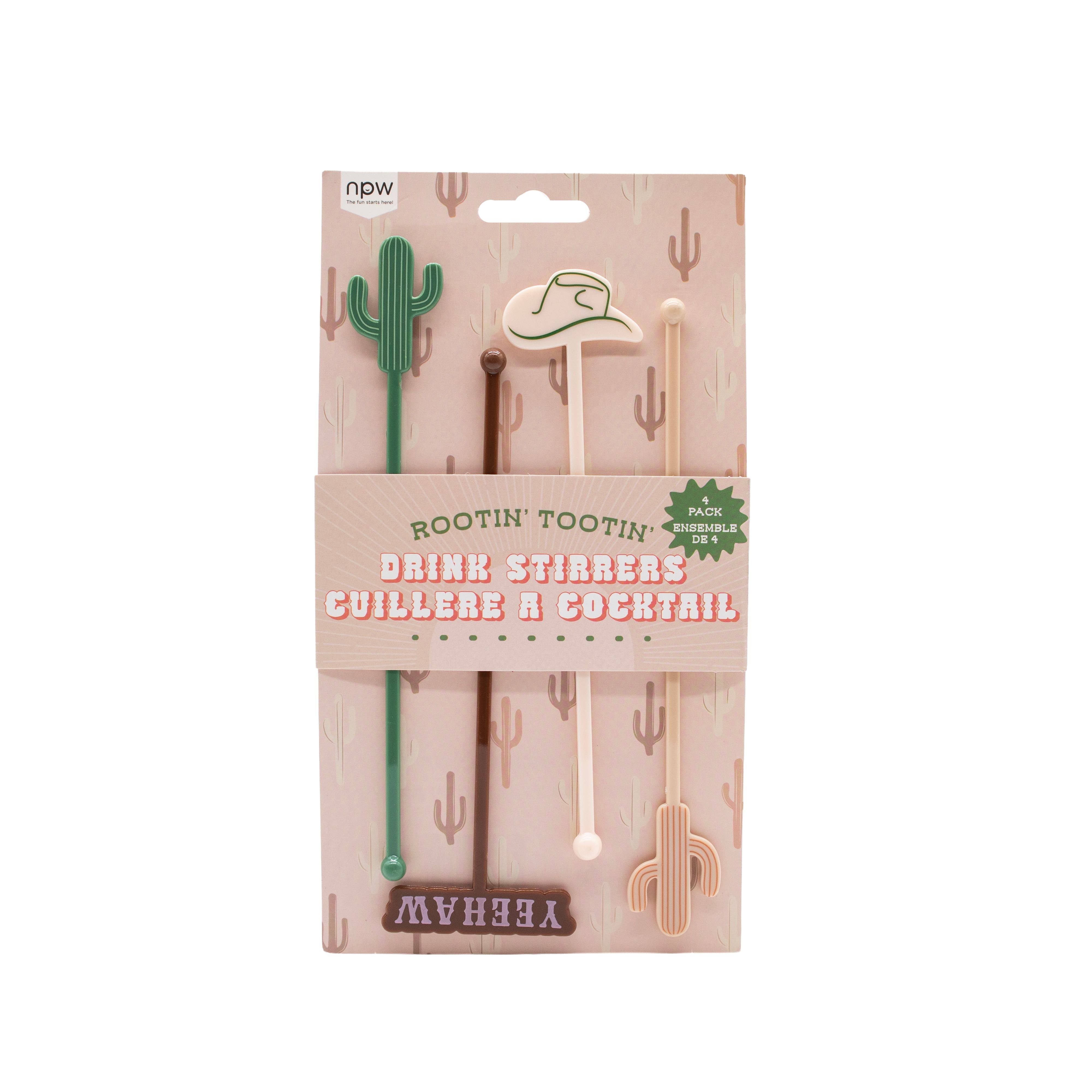 Rootin Tootin Rodeo Drink Stirrers, 4ct.