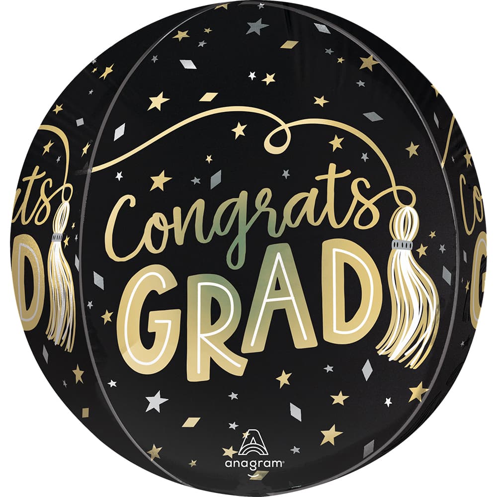 Orbz® 16" Tassels Congrats Grad Foil Balloon