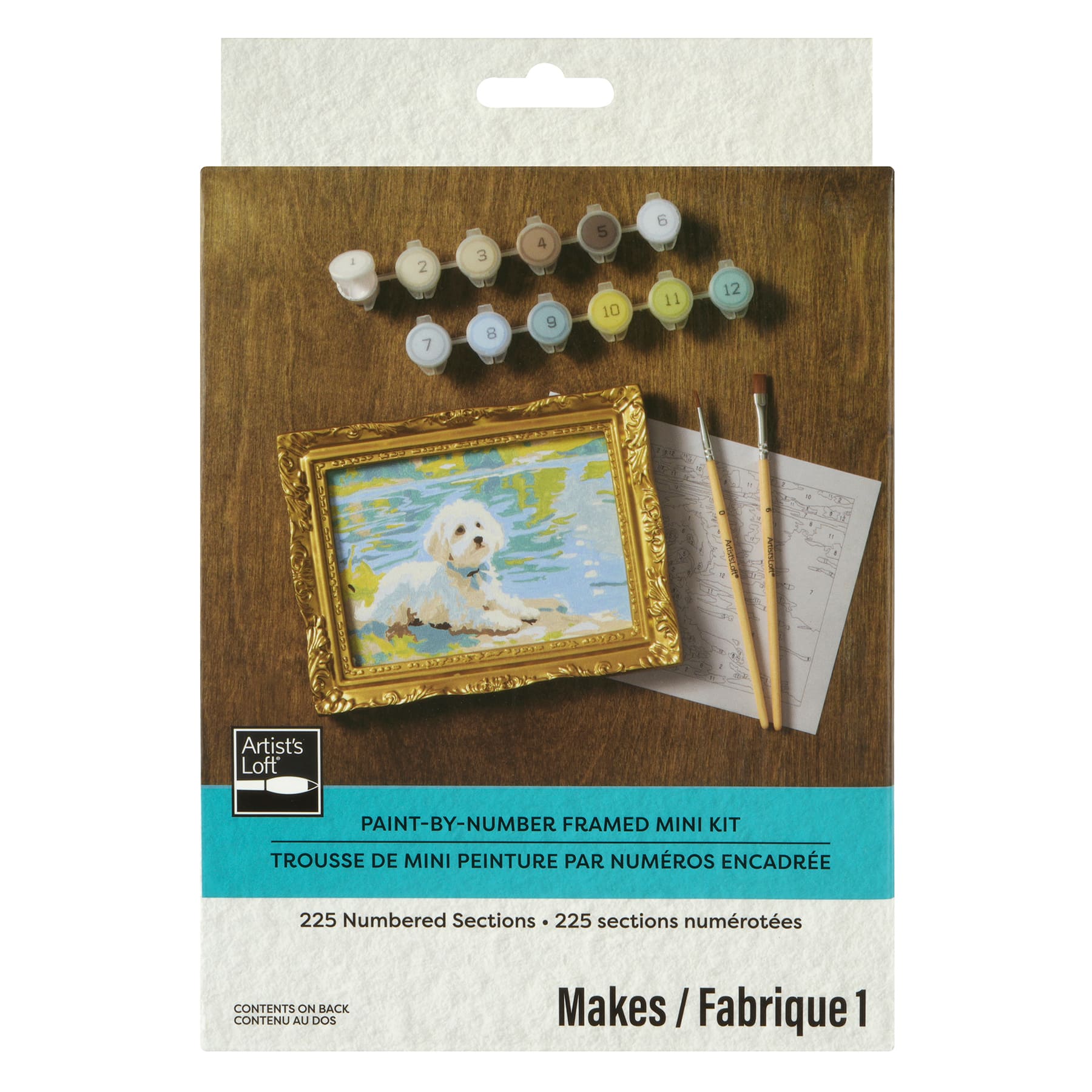 Coquette Dog Paint-by-Number Framed Mini Kit by Artist's Loft®