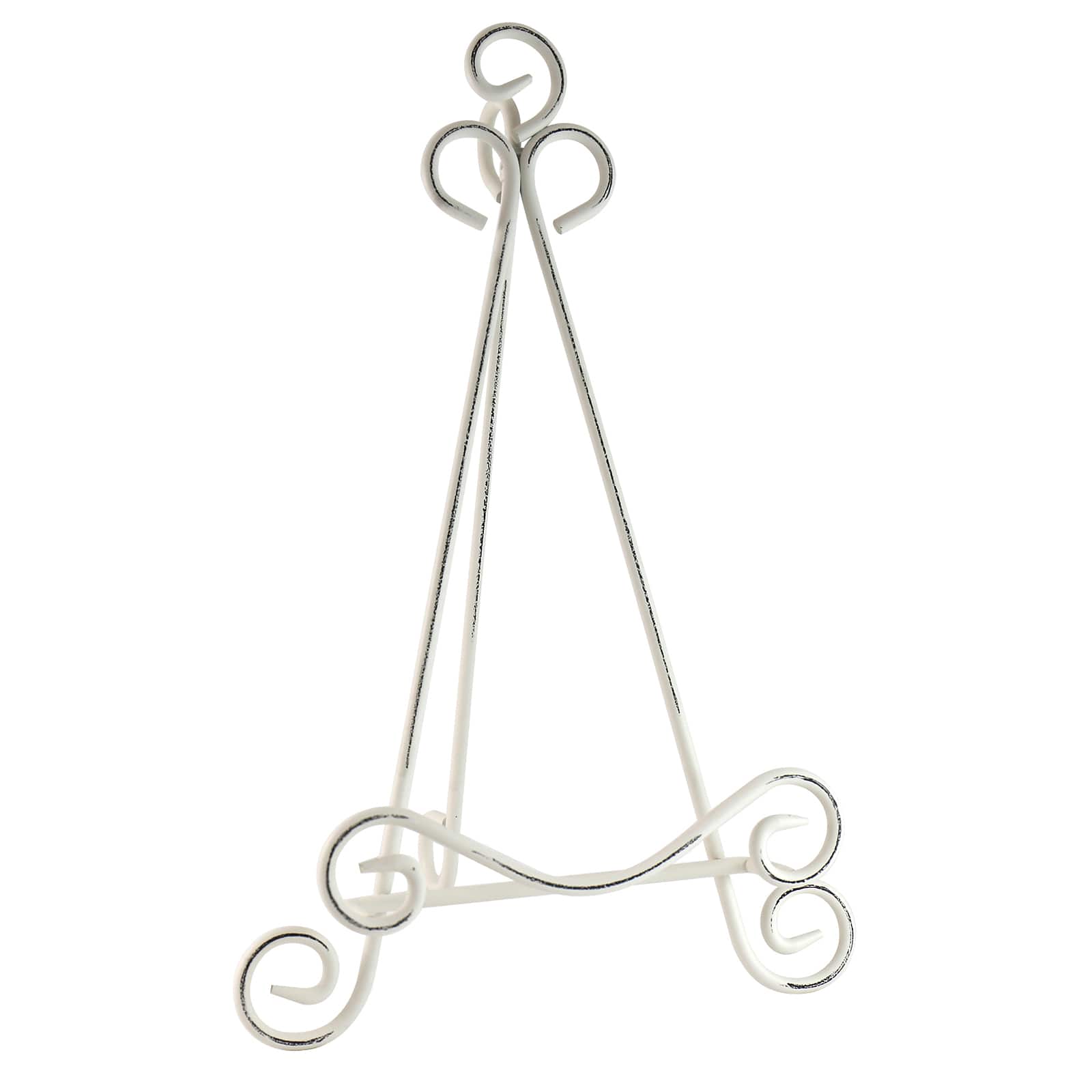 Distressed White Table Easel by Studio Décor®