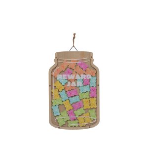 Class Rules! 6.5" x 10" Gummy Bear Reward Jar Set by B2C™