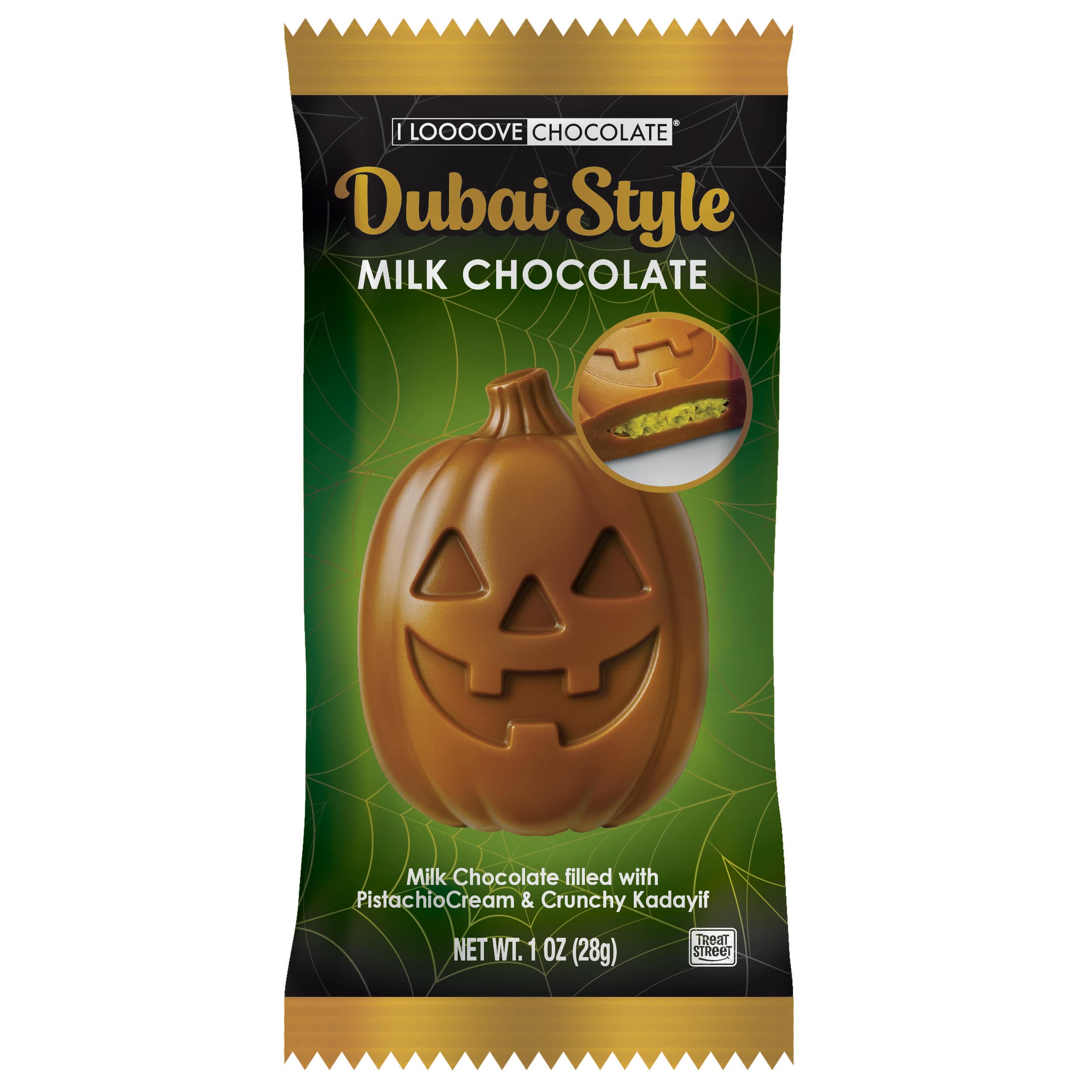 Halloween Pumpkin Dubai Style Milk Chocolate