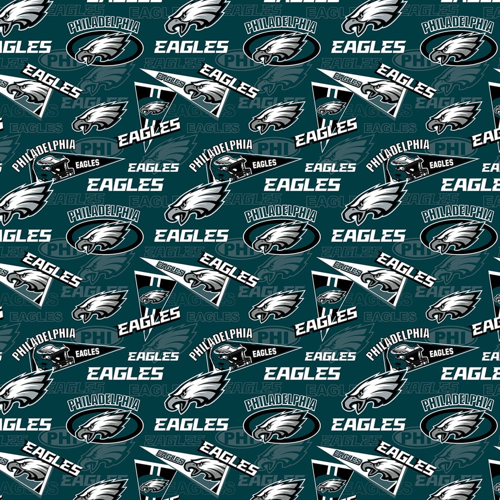 NFL Philadelphia Eagles Retro Cotton Fabric