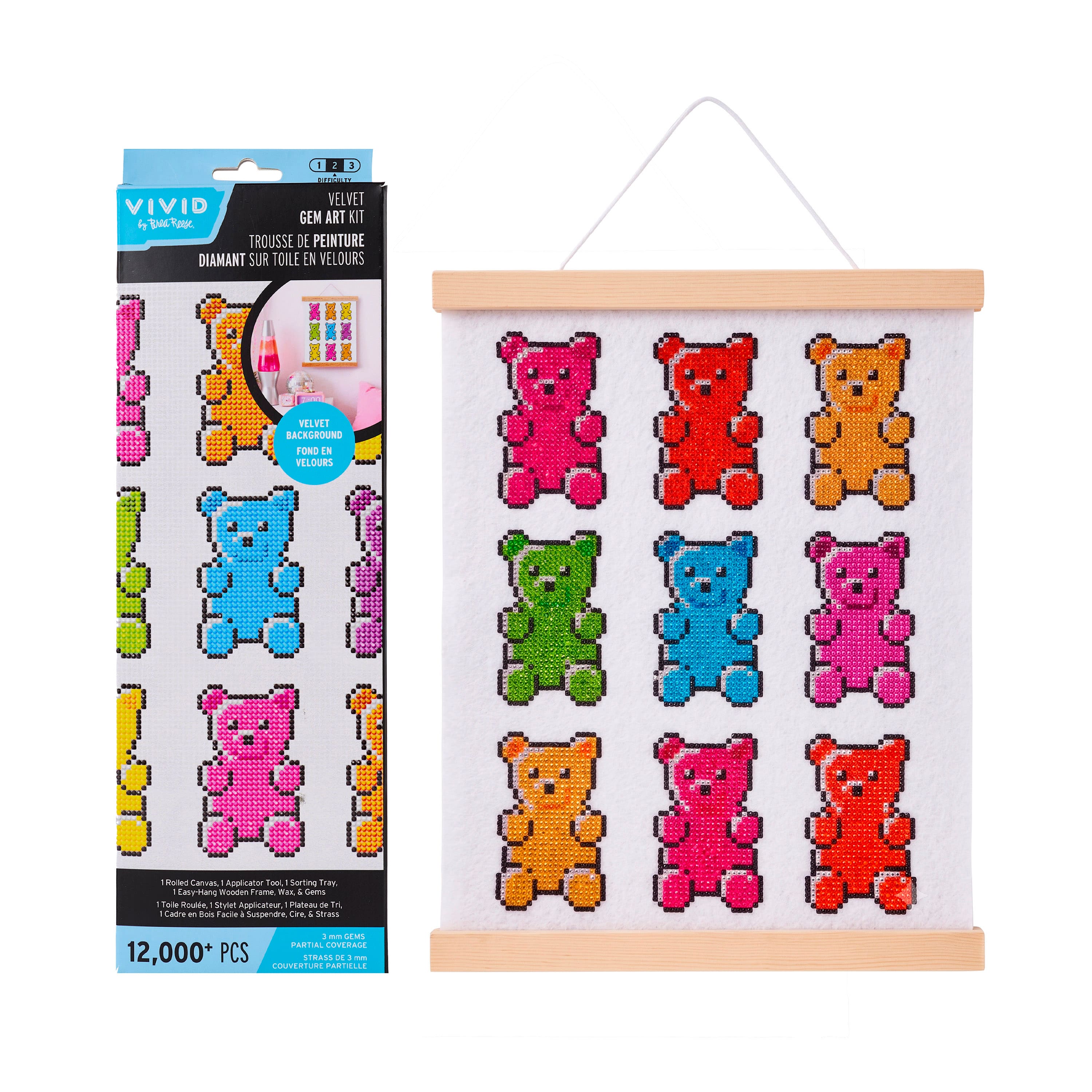 Vivid by Brea Reese® Gummy Bear Velvet Gem Art Kit