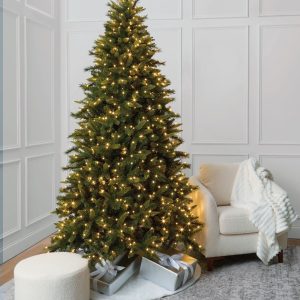 7.5ft. Pre-Lit Glendale Spruce Artificial Christmas Tree, LumaDazzle™ Color Changing LED Lights by Ashland®