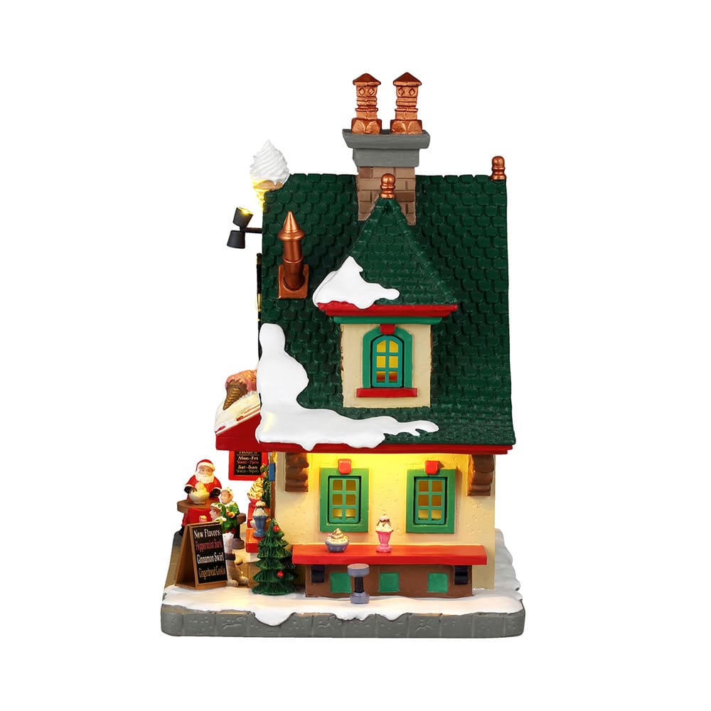 Lemax® Santa's Wonderland™ Polar Ice Cream Parlor - Image 3