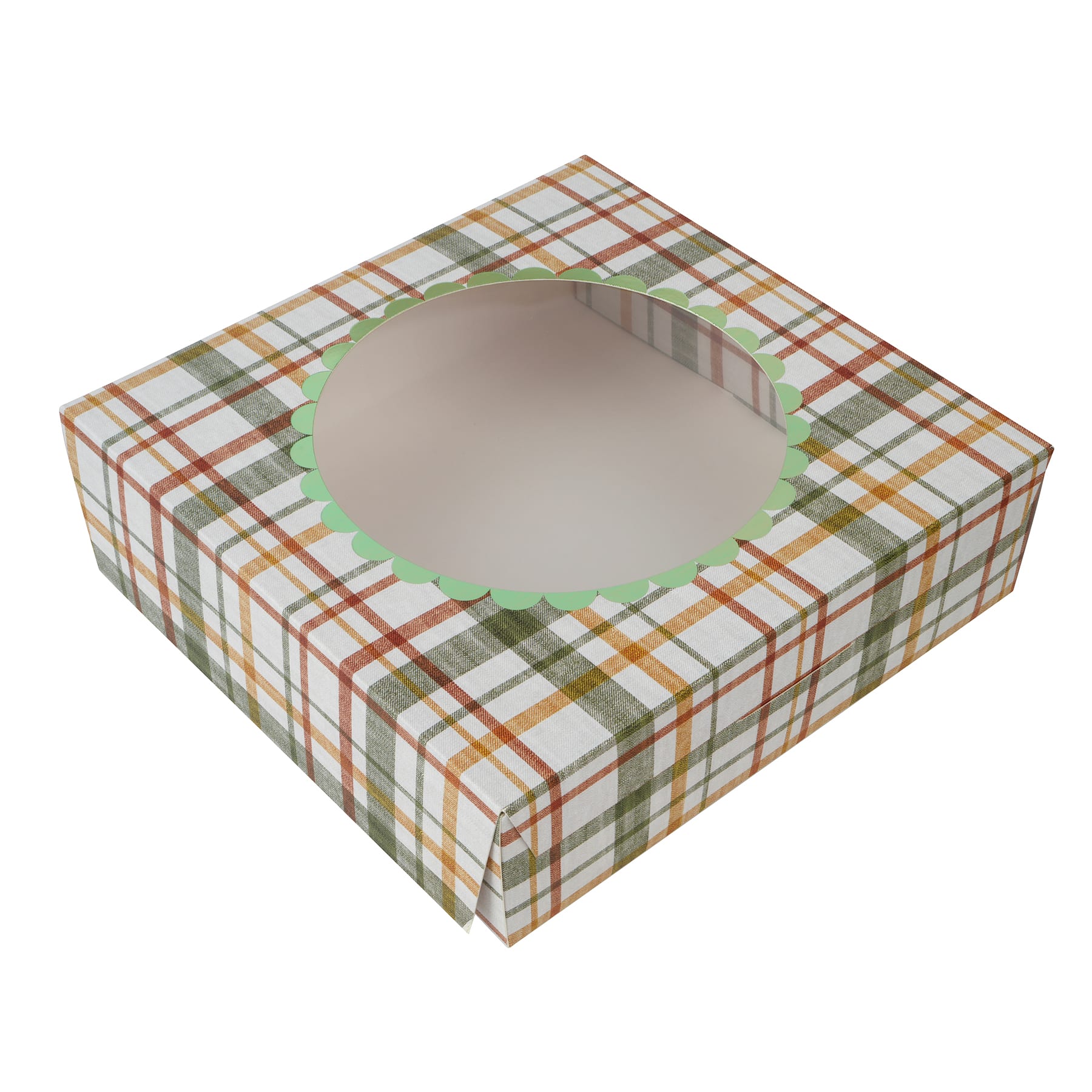 9" Plaid Pie Boxes, 2ct. by Makery™