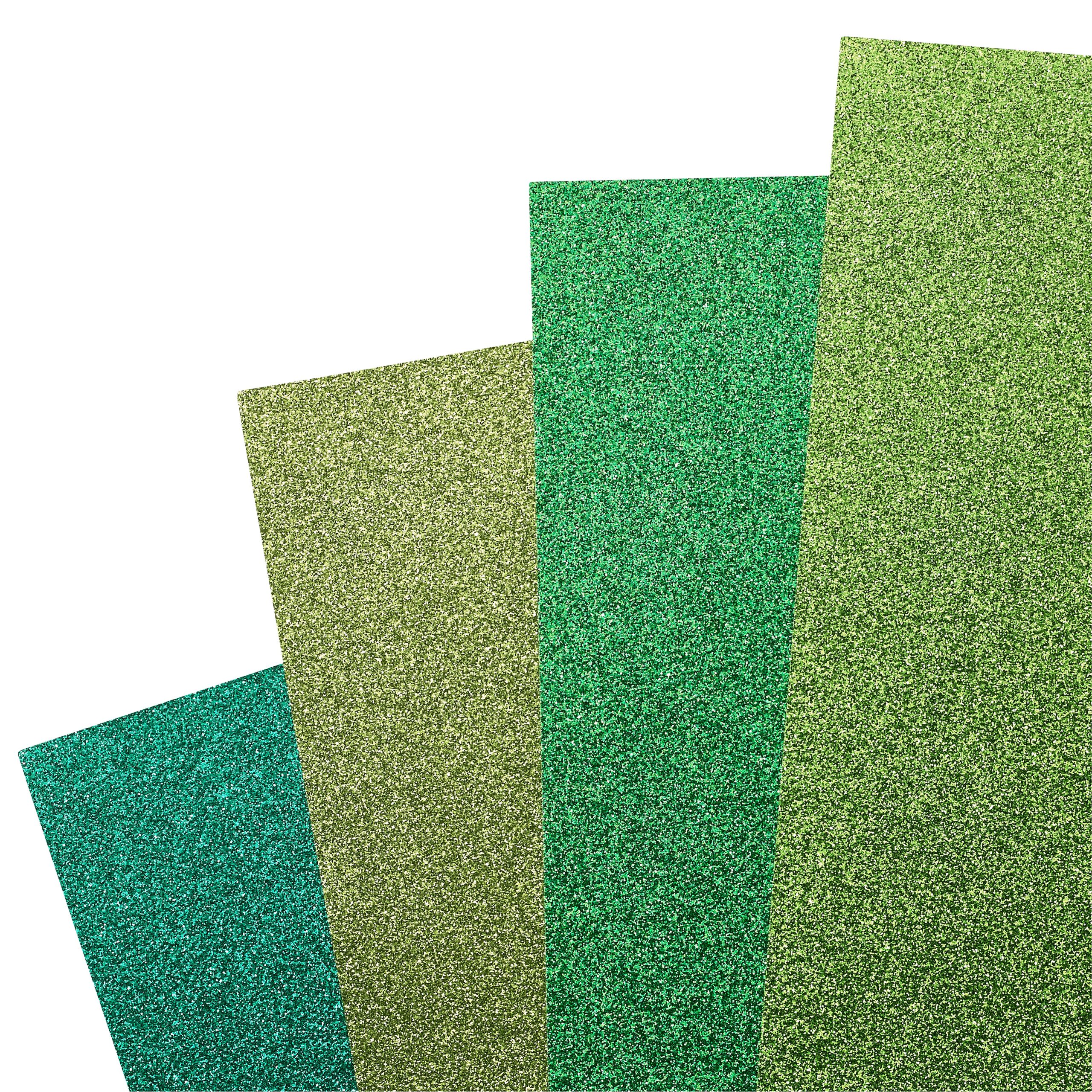 Green Glitter Cardstock Paper by Recollections™, 8.5" x 11" - Image 3