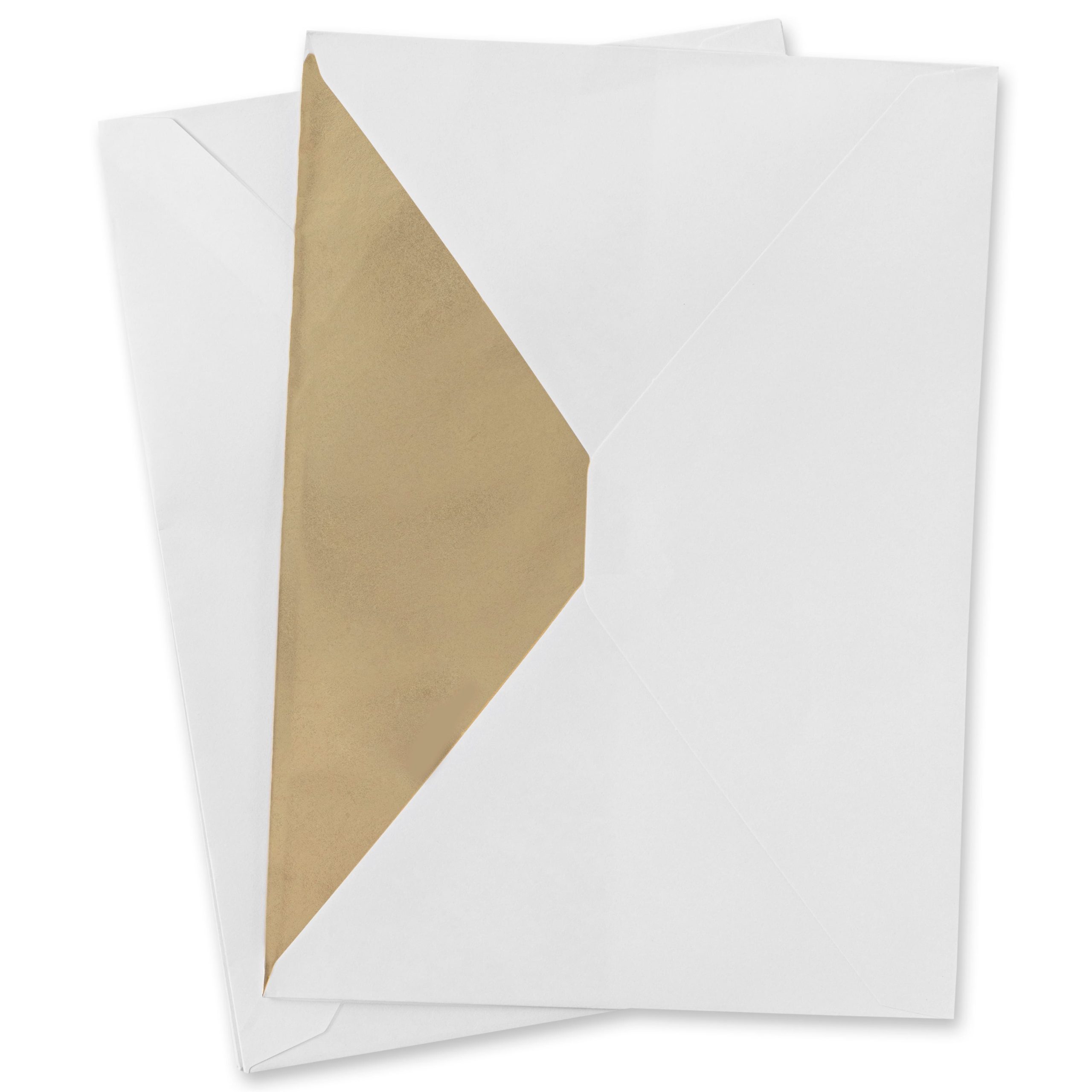 5.25" x 7.25" Gold Foil Lined Envelopes by Recollections™, 10ct. - Image 4
