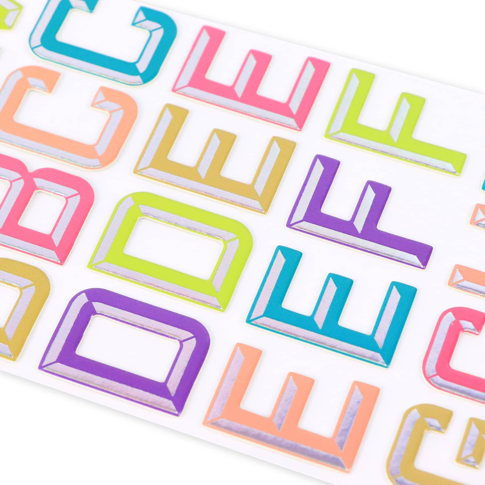 Bright Chipboard Alphabet Stickers by Recollections™ - Image 3
