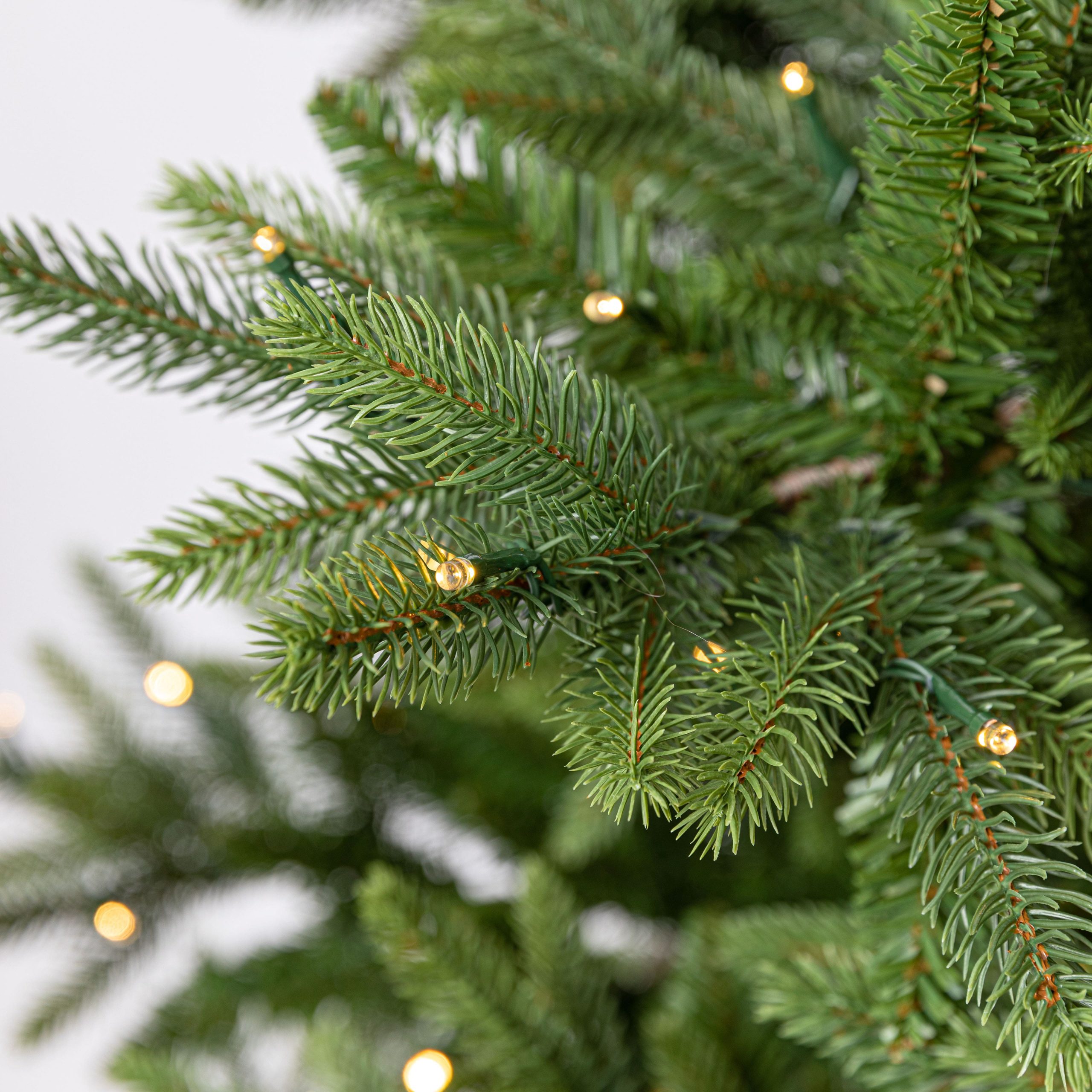 9ft. Pre-Lit Barrington Fir Artificial Christmas Tree, Quick Set® LumaDazzle® Color Changing Twinkle LED Lights by Ashland® - Image 3