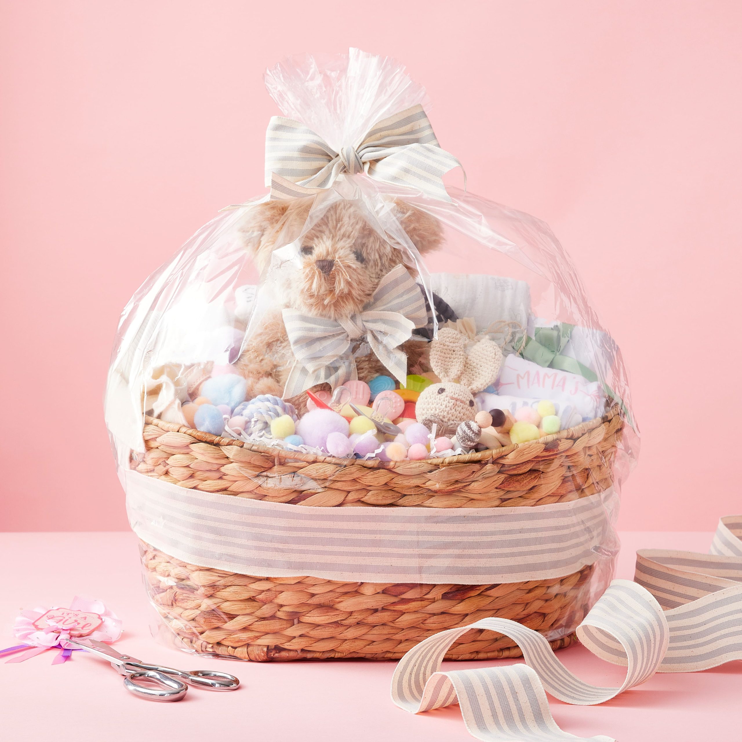 Jumbo Clear Basket Gift Bag by Celebrate It™ - Image 2