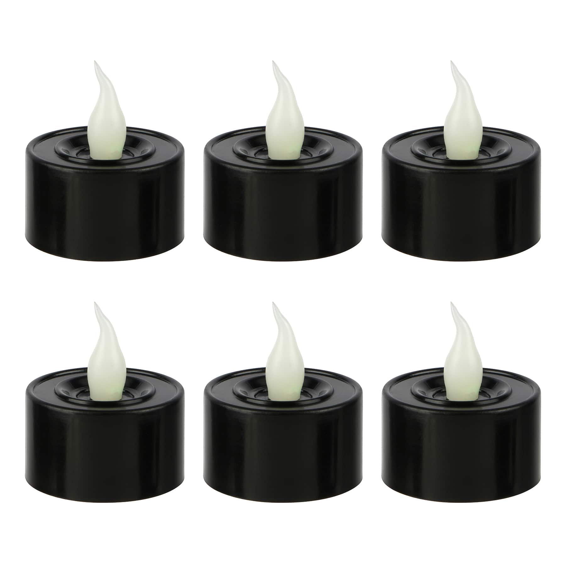 Black Color Changing LED Lighted Tealights, 6ct. by Ashland®