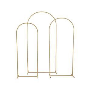 Gold Metal Backdrop Arch Set by Celebrate It™