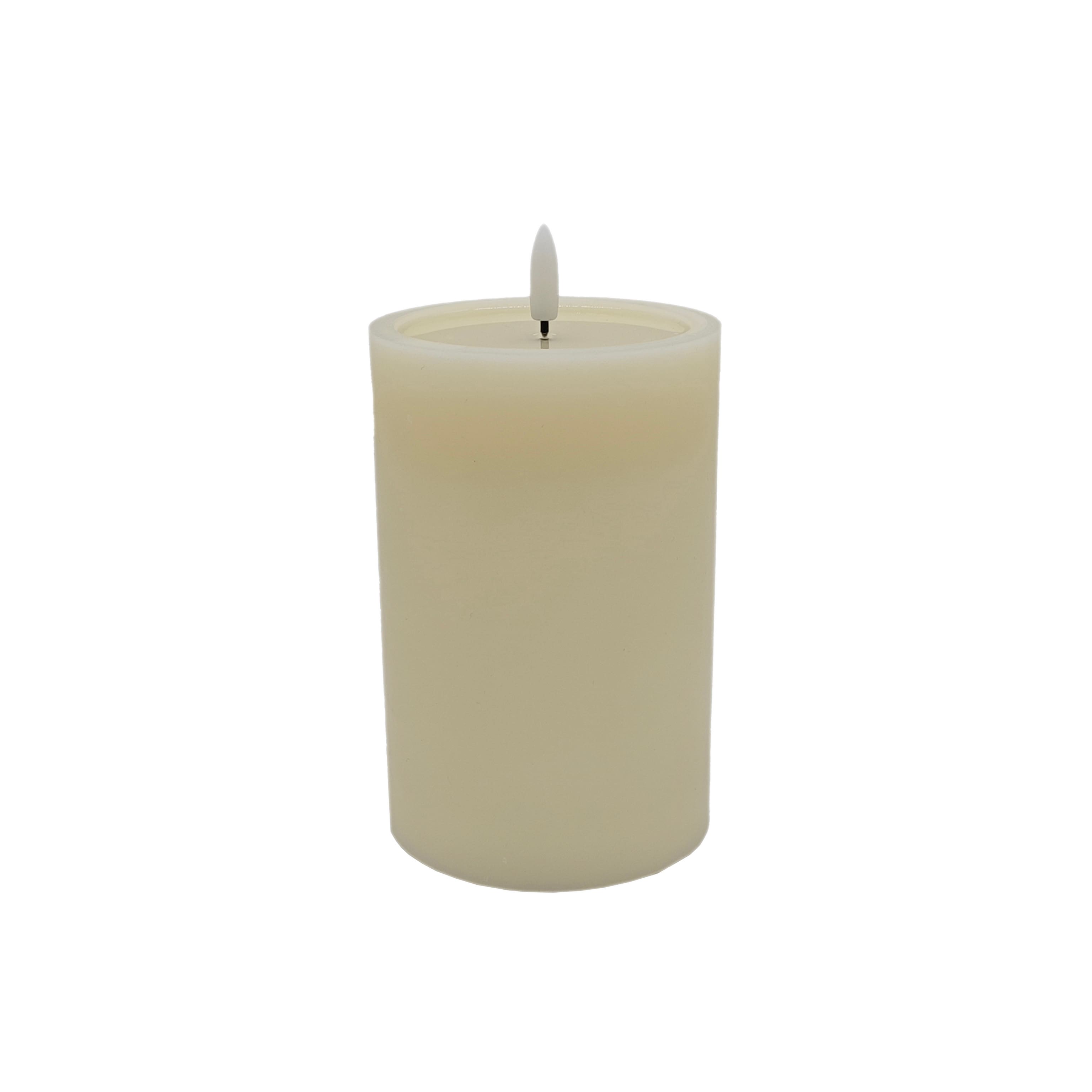 4" x 6" LED Wax Pillar Flickering Candle by Ashland®