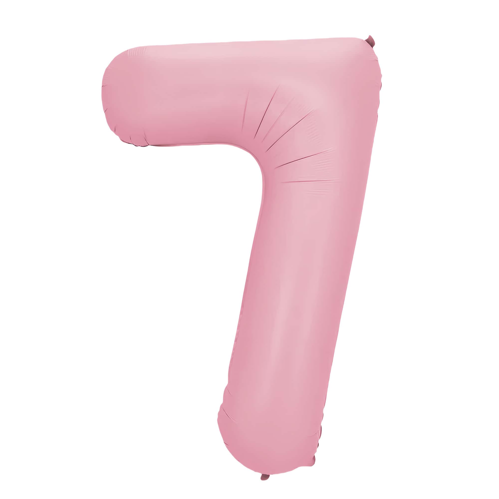 34" Light Pink Number Foil Balloon