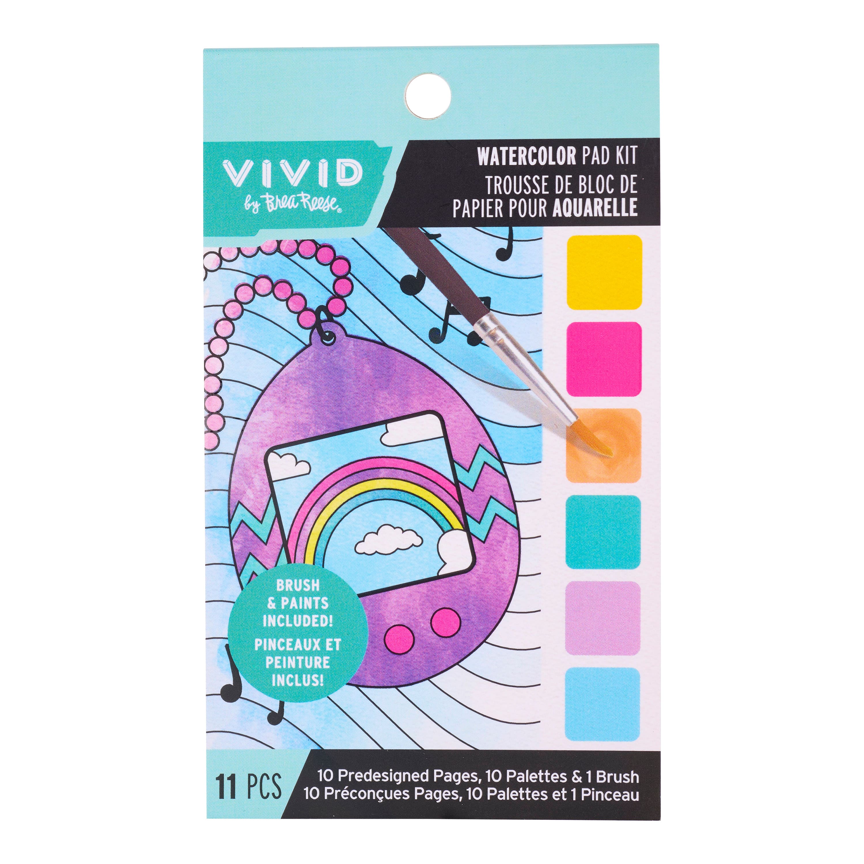 Vivid by Brea Reese® Virtual Pet Watercolor Pad Kit