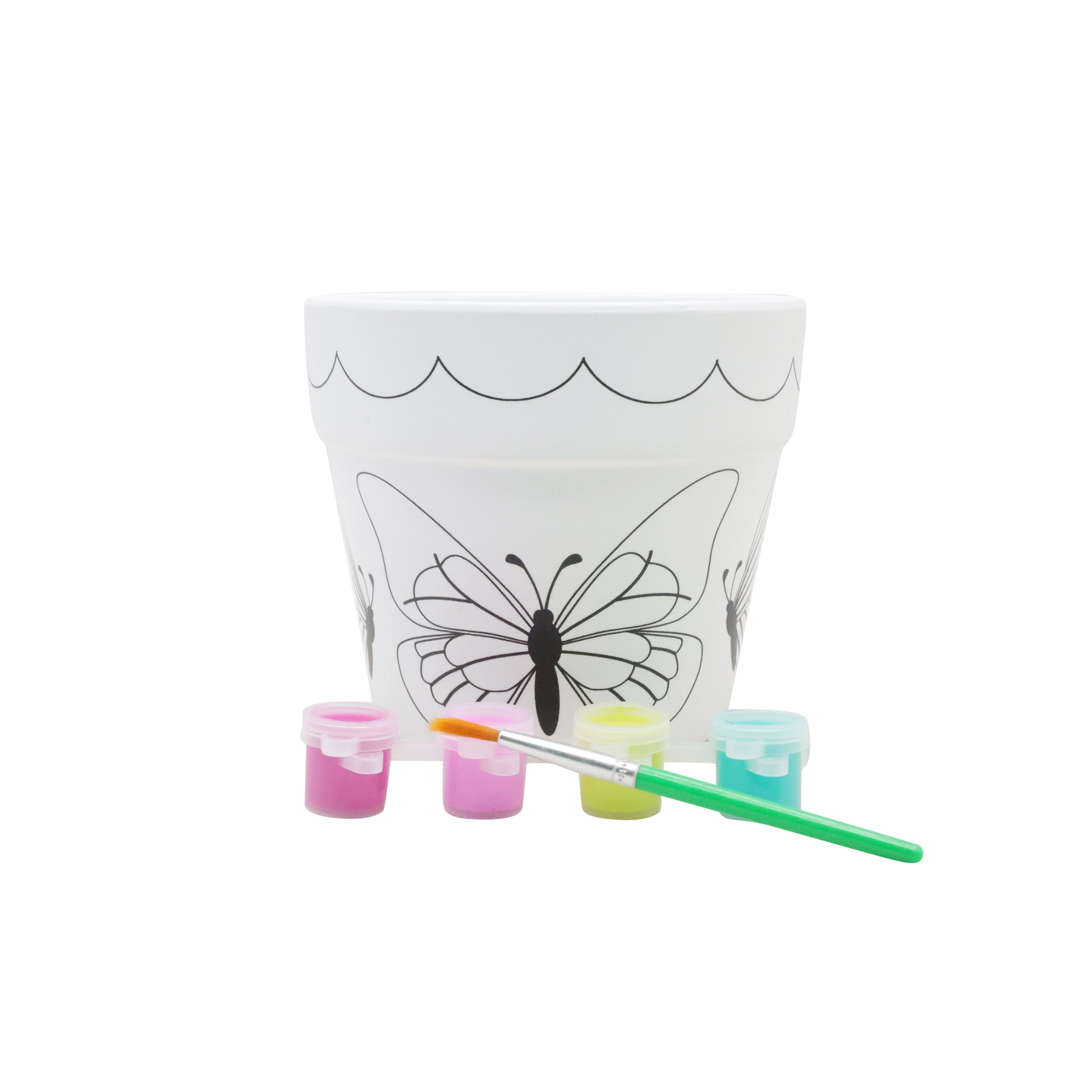Butterfly Embossed Ceramic Pot Kit by Creatology™