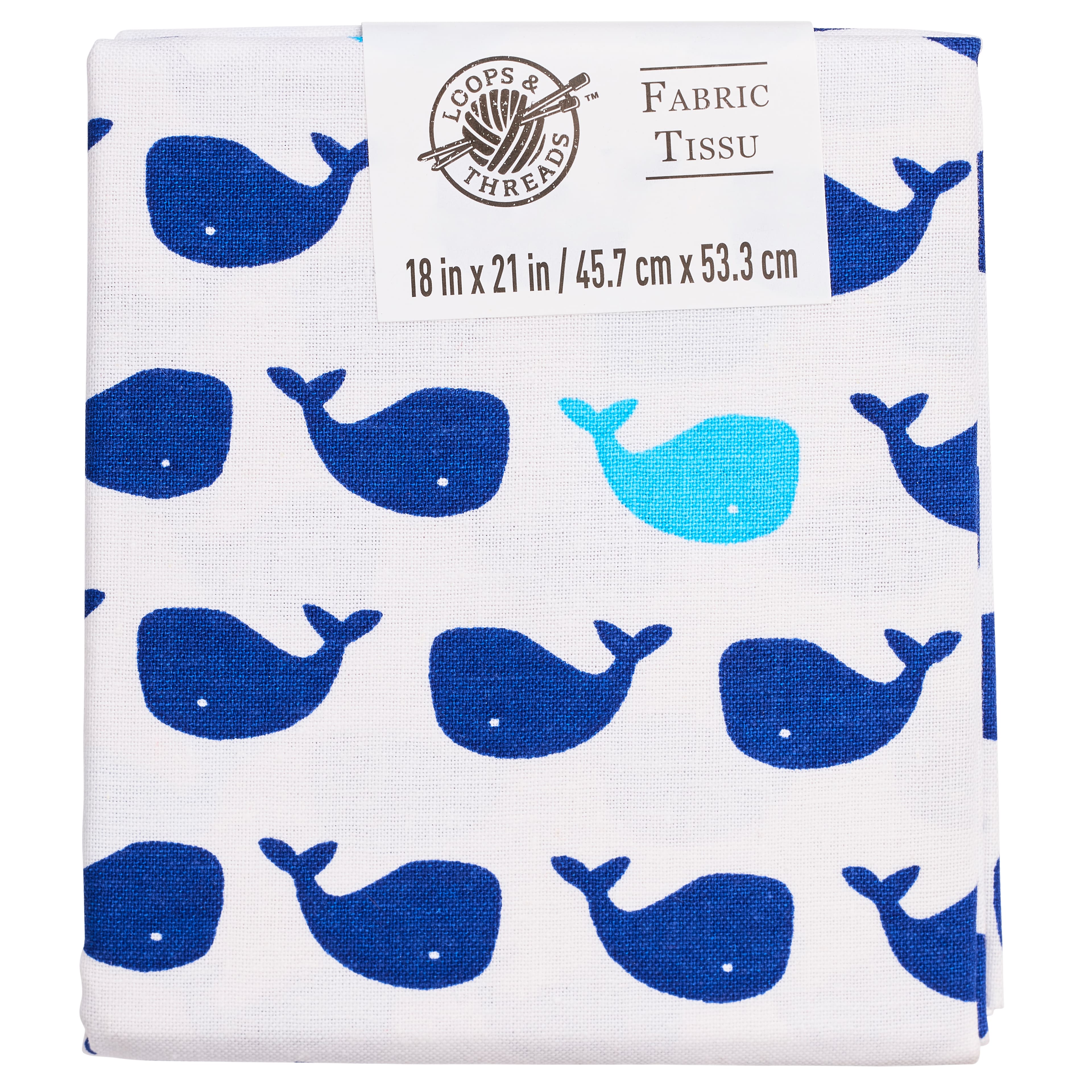 Whales Fabric By Loops & Threads®